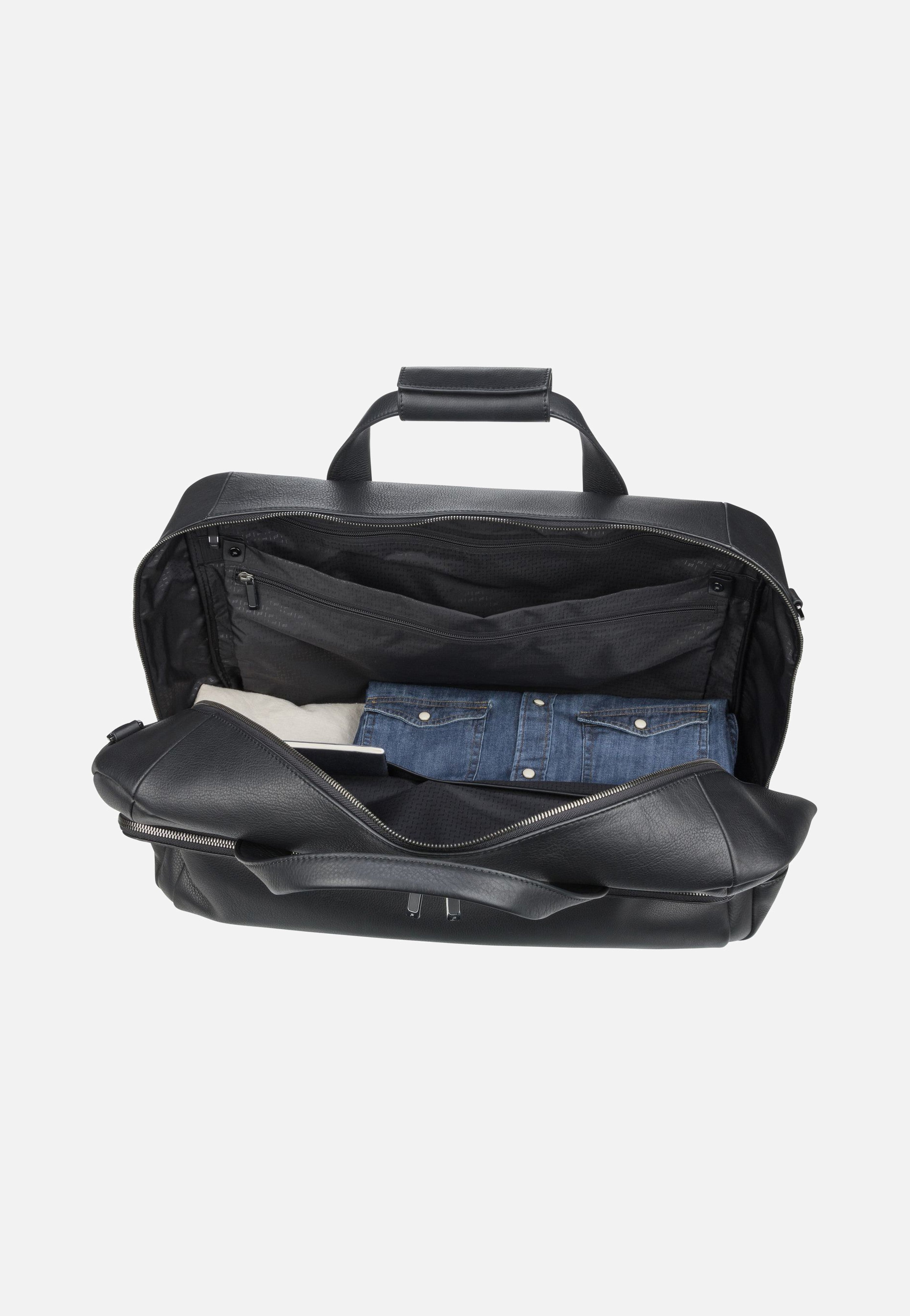 Porsche Design Roadster Leather 1001 Black Weekender