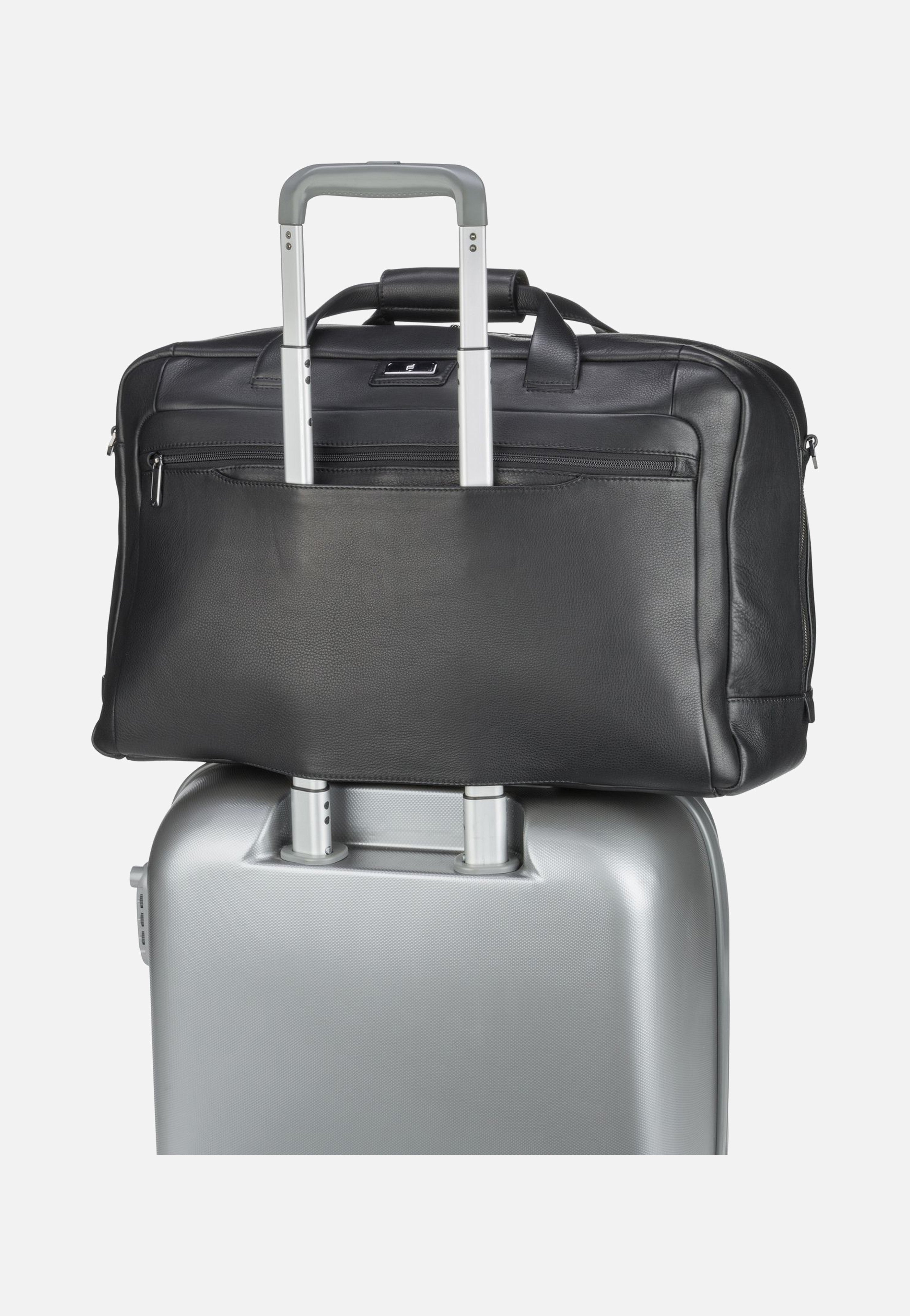 Porsche Design Roadster Leather 1001 Black Weekender