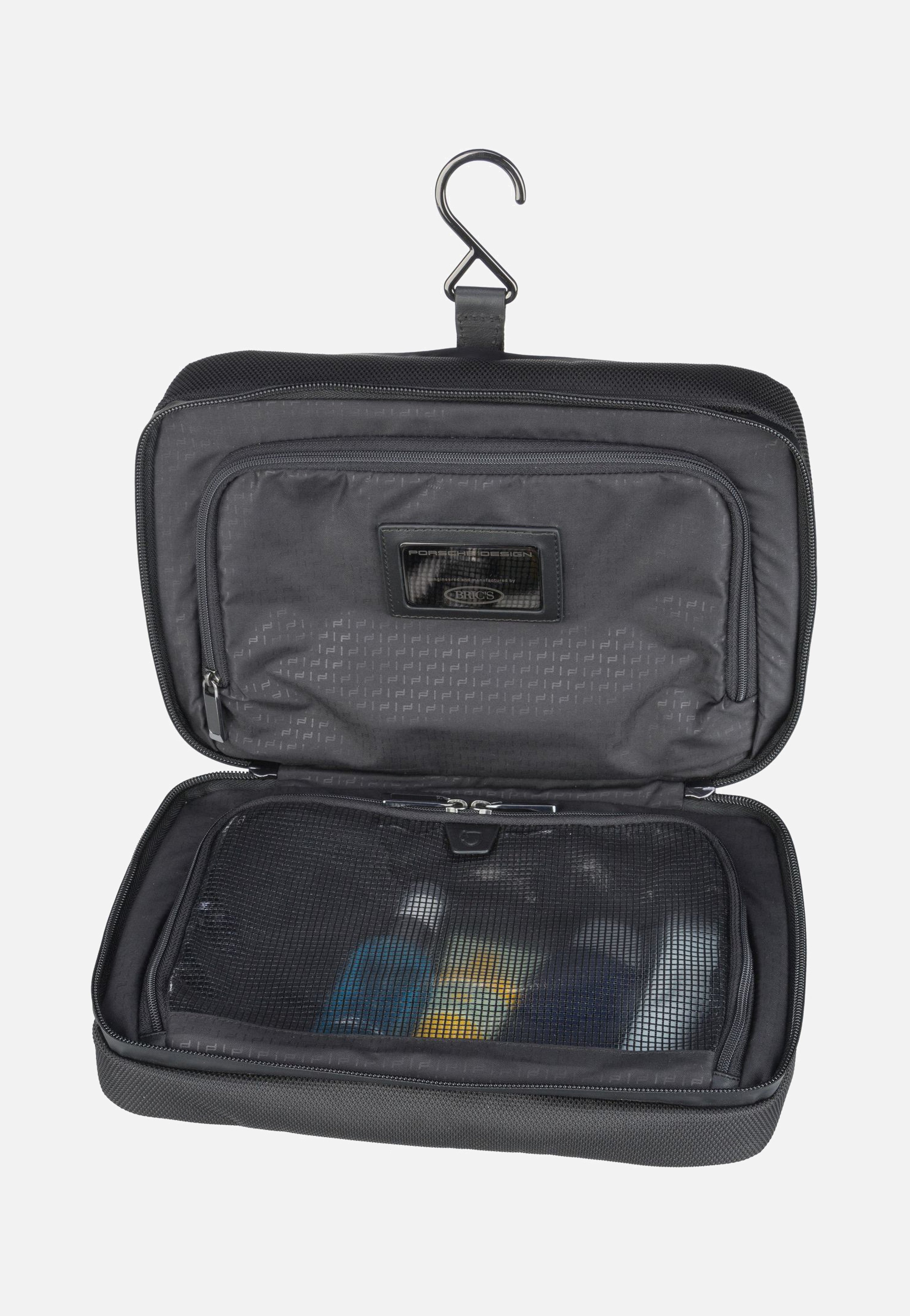 Porsche Design - Roadster Nylon Washbag L 1011 Black - Toiletry Bag | Men-Image