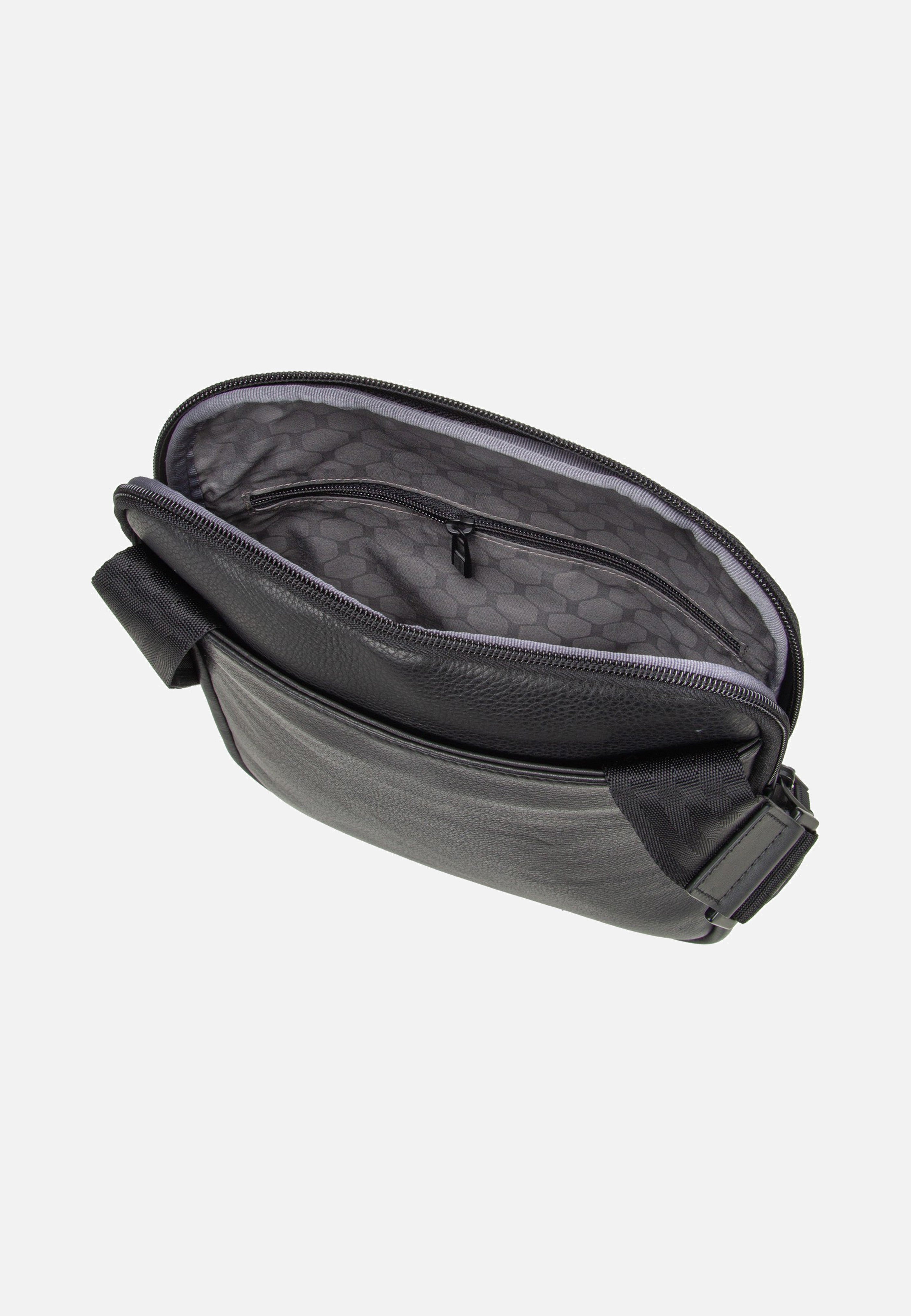 Porsche Design Roadster Leather Evo Shoulder Black Umhängetasche