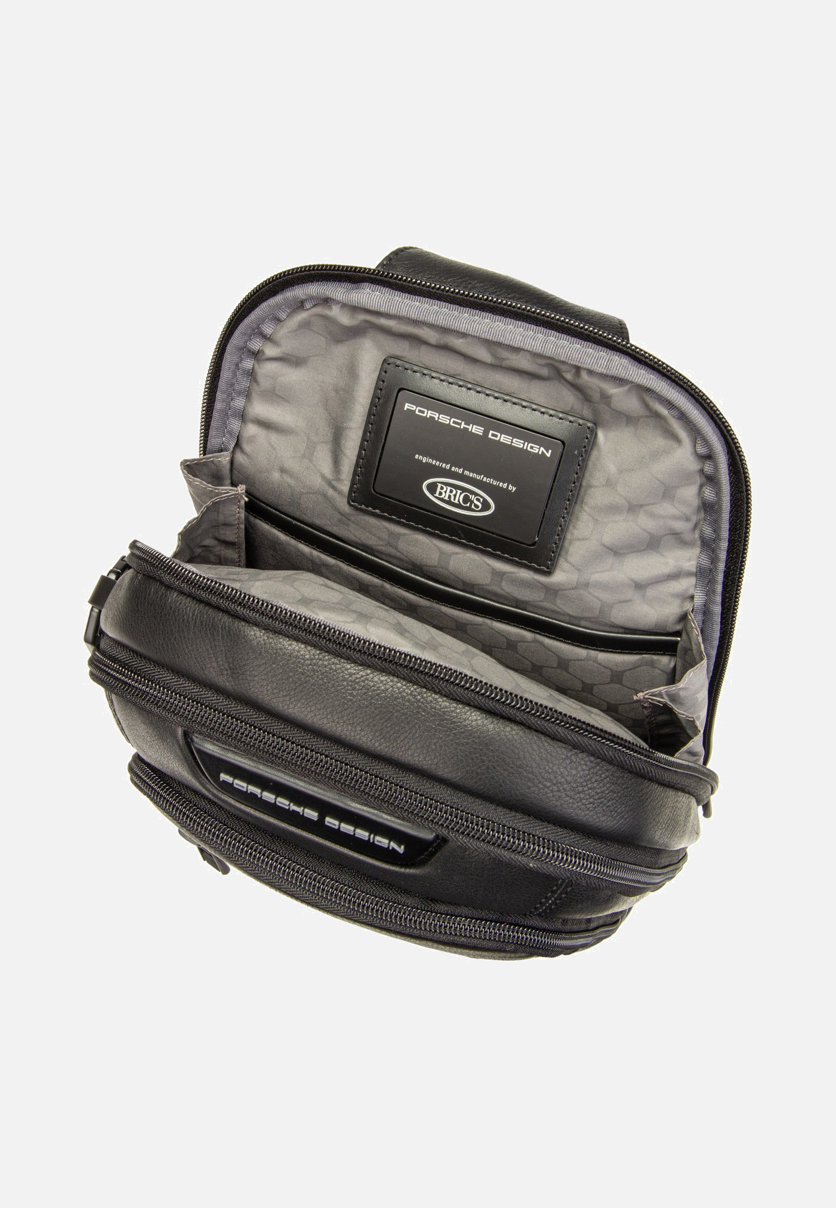 Porsche Design - Roadster Leather Evo Sling Bag Black - Sling Bag | Men-Image