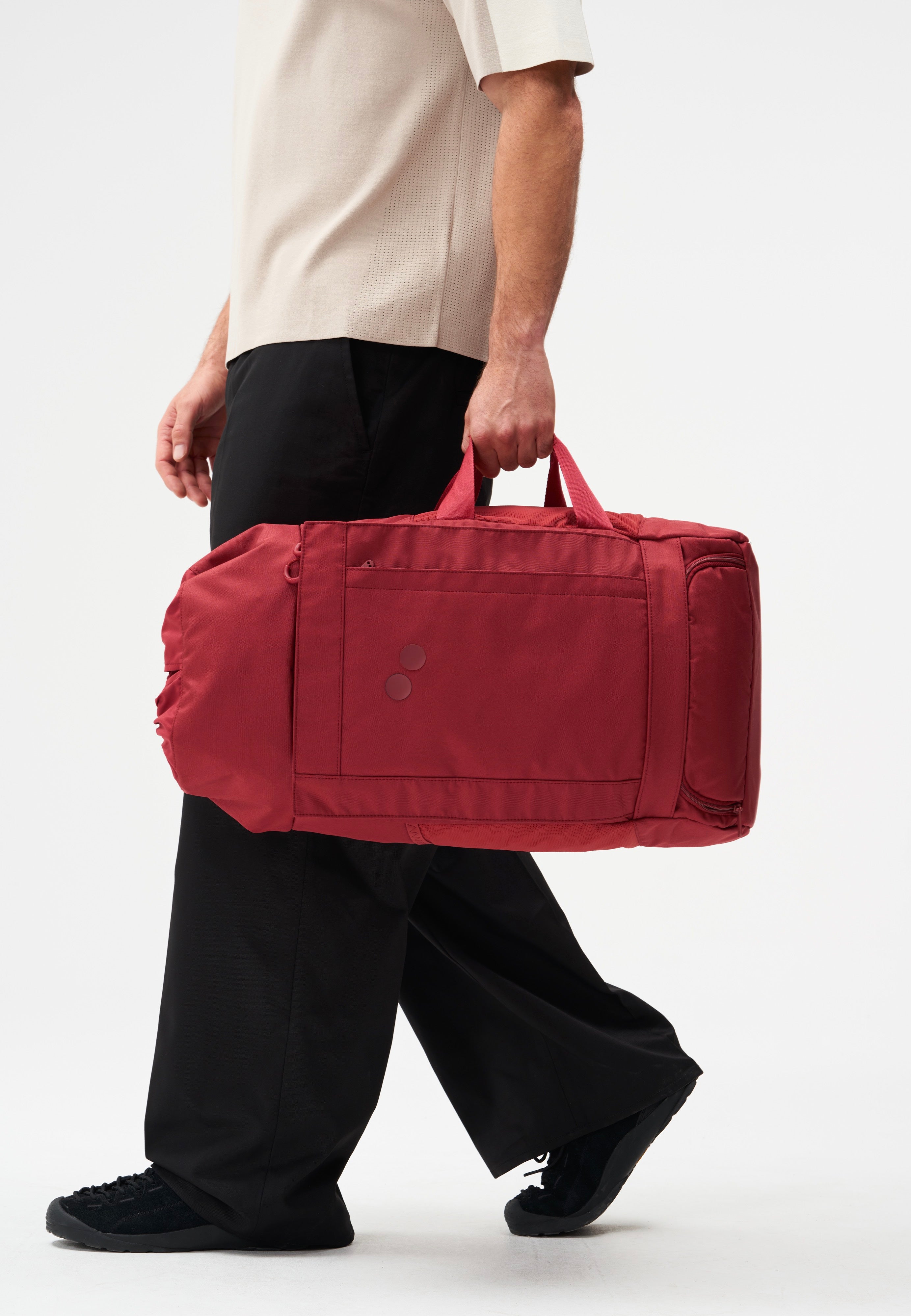 pinqponq Blok Large Sienna Red Backpack
