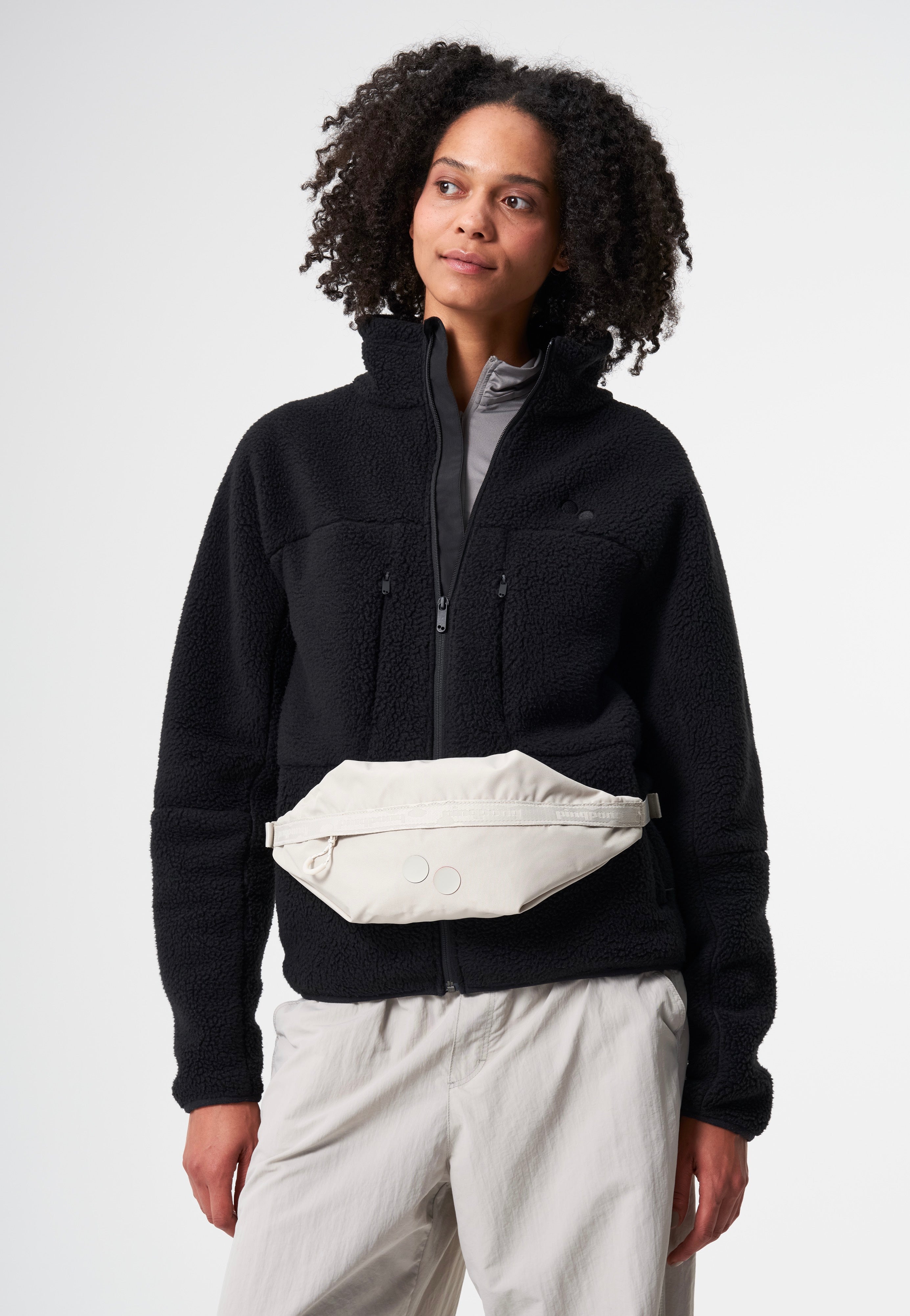 pinqponq Brik Cliff Beige Sling Bag