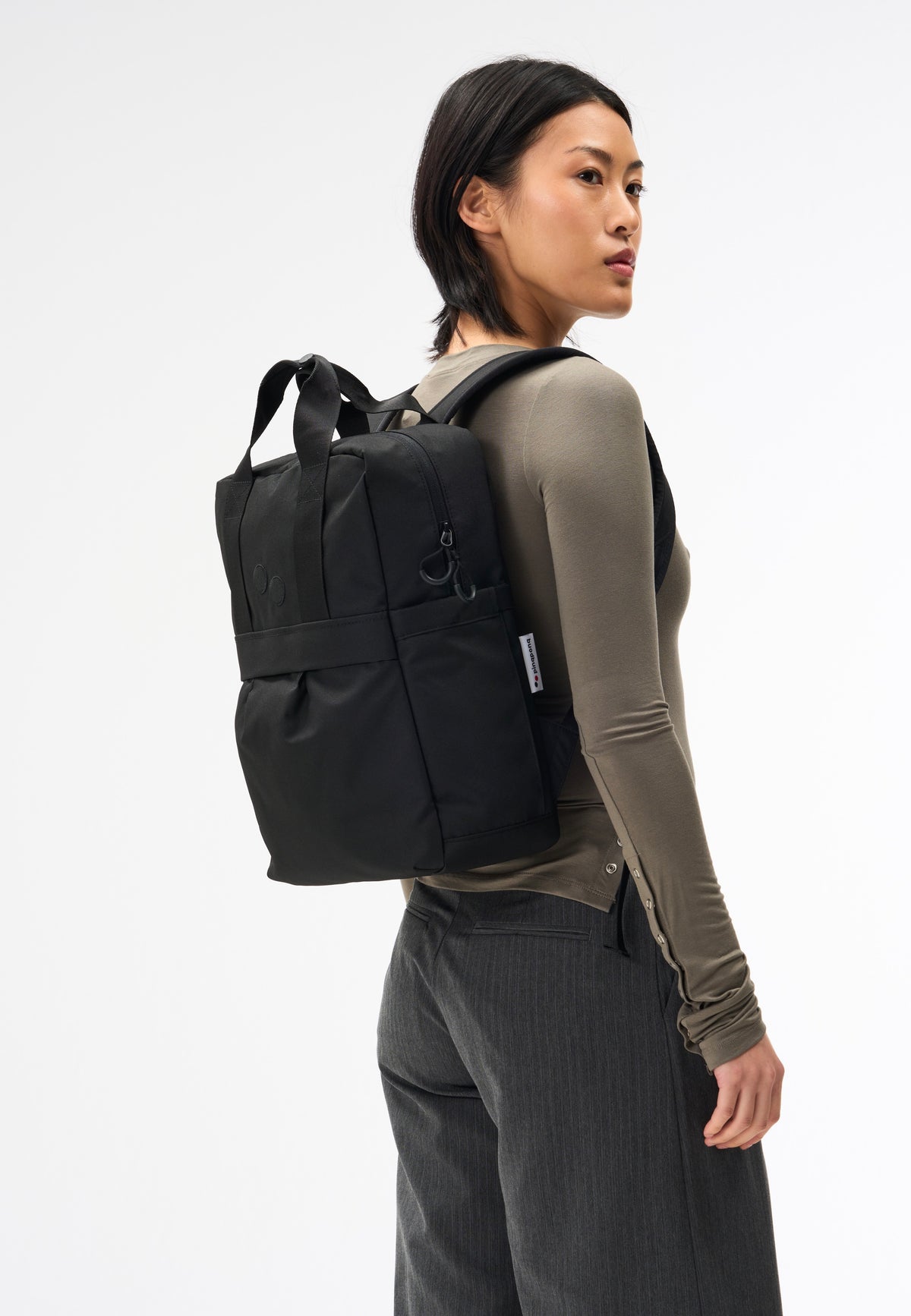 pinqponq Kute Rooted Black Rucksack