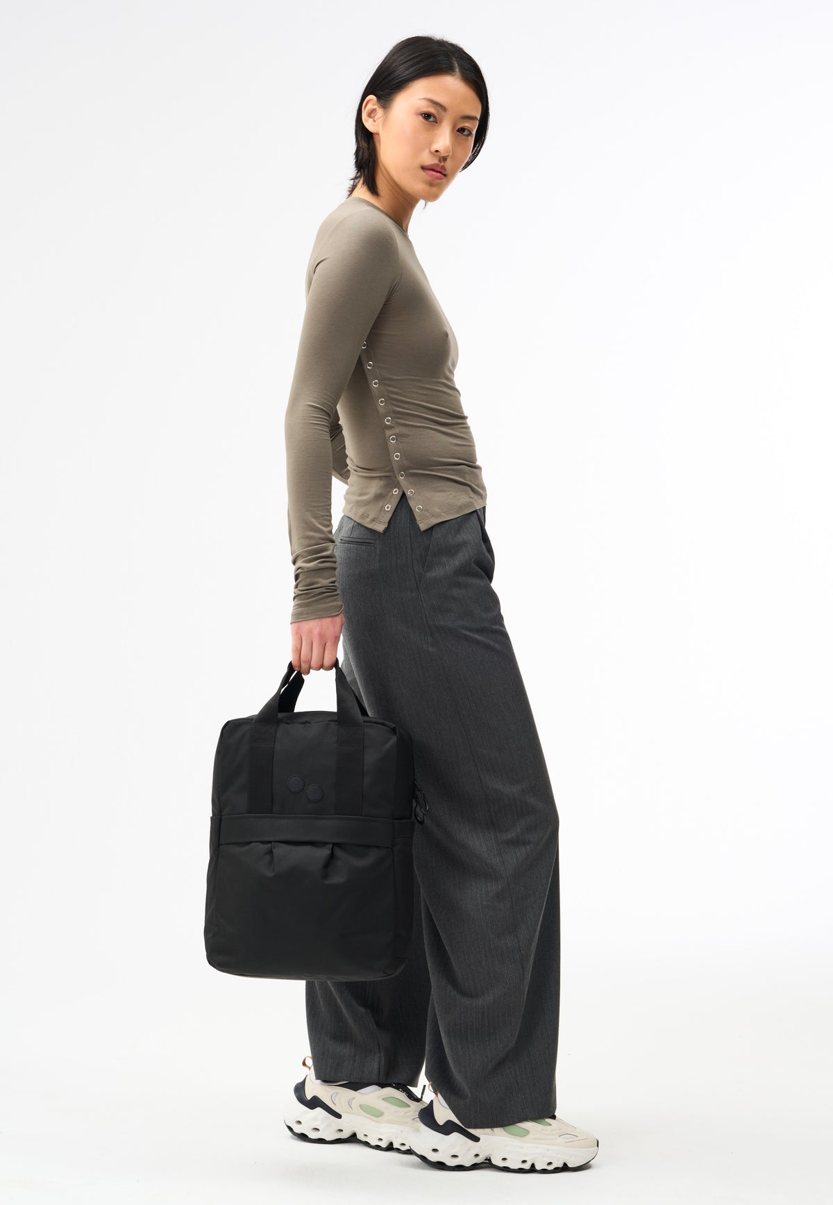 pinqponq Kute Rooted Black Rucksack