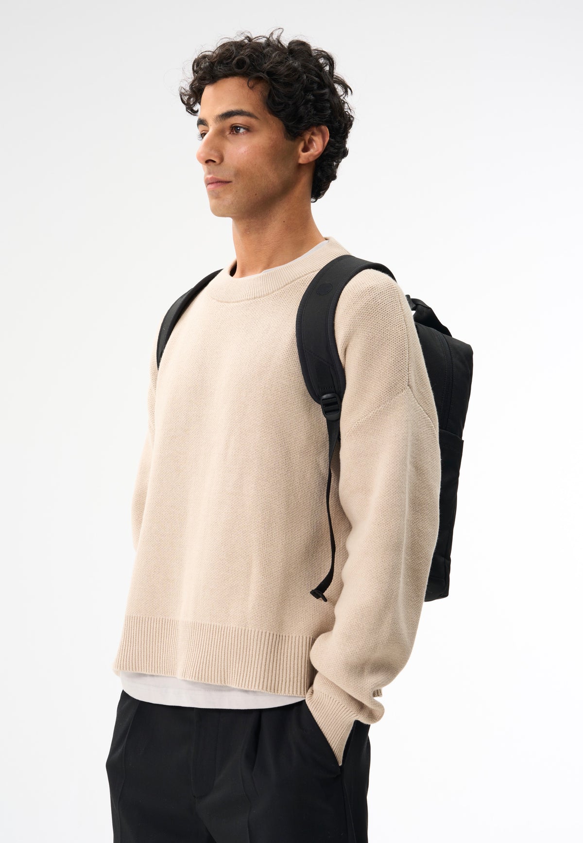 pinqponq Kute Rooted Black Rucksack