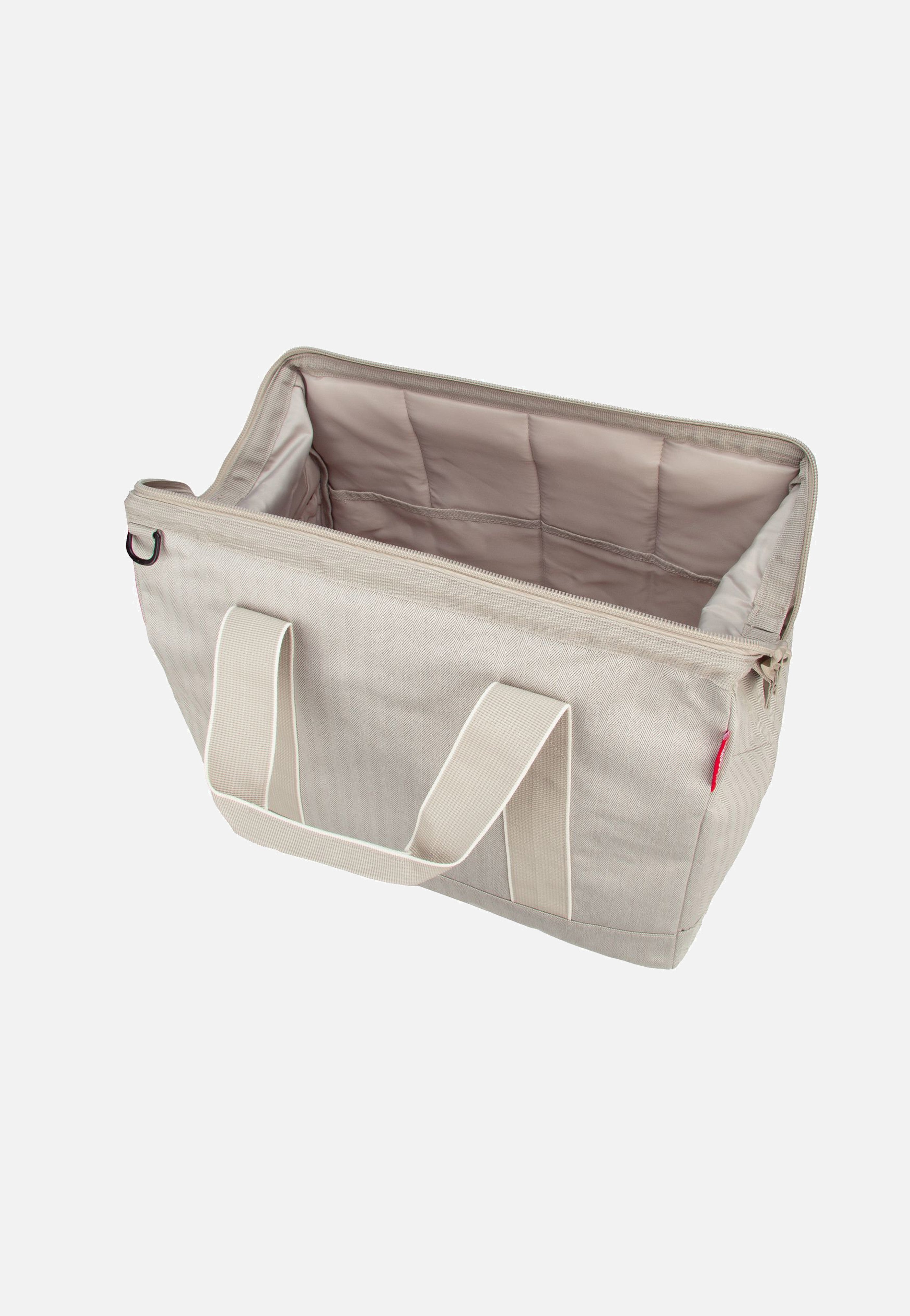 reisenthel allrounder L Herringbone Sand Dufflebag