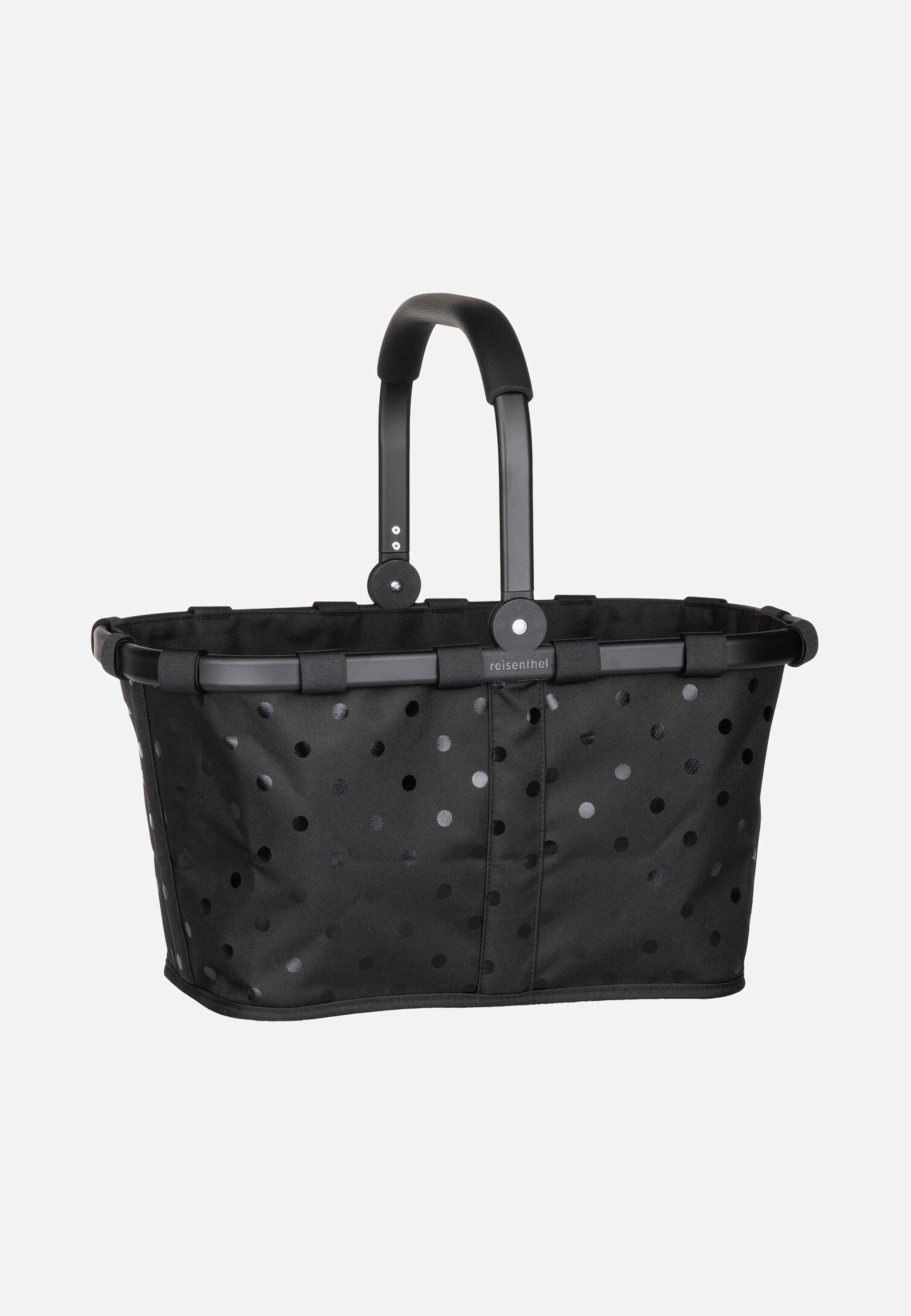 reisenthel - carrybag frame Glossy Dots Black - Shopping Basket | Neutral-Image