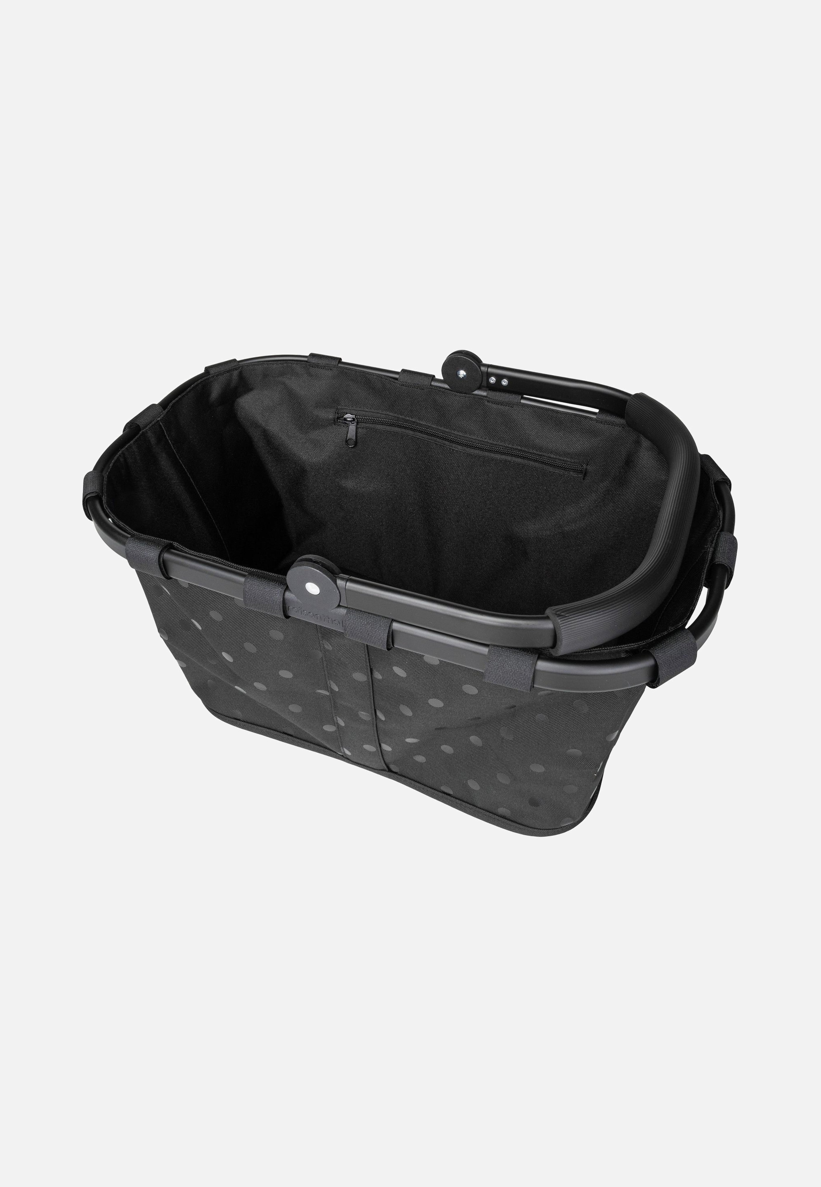 reisenthel - carrybag frame Glossy Dots Black - Shopping Basket | Neutral-Image