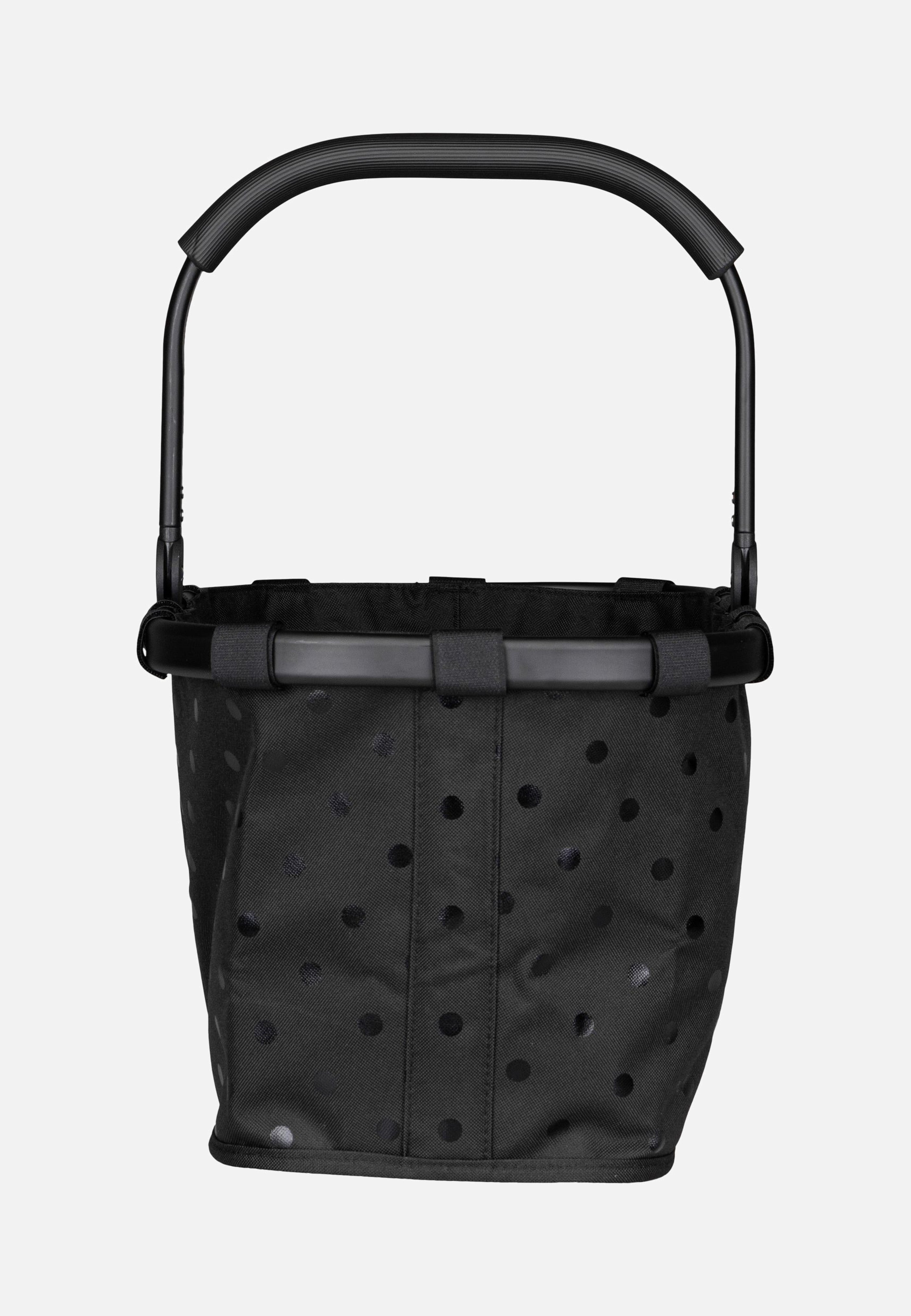 reisenthel - carrybag frame Glossy Dots Black - Shopping Basket | Neutral-Image