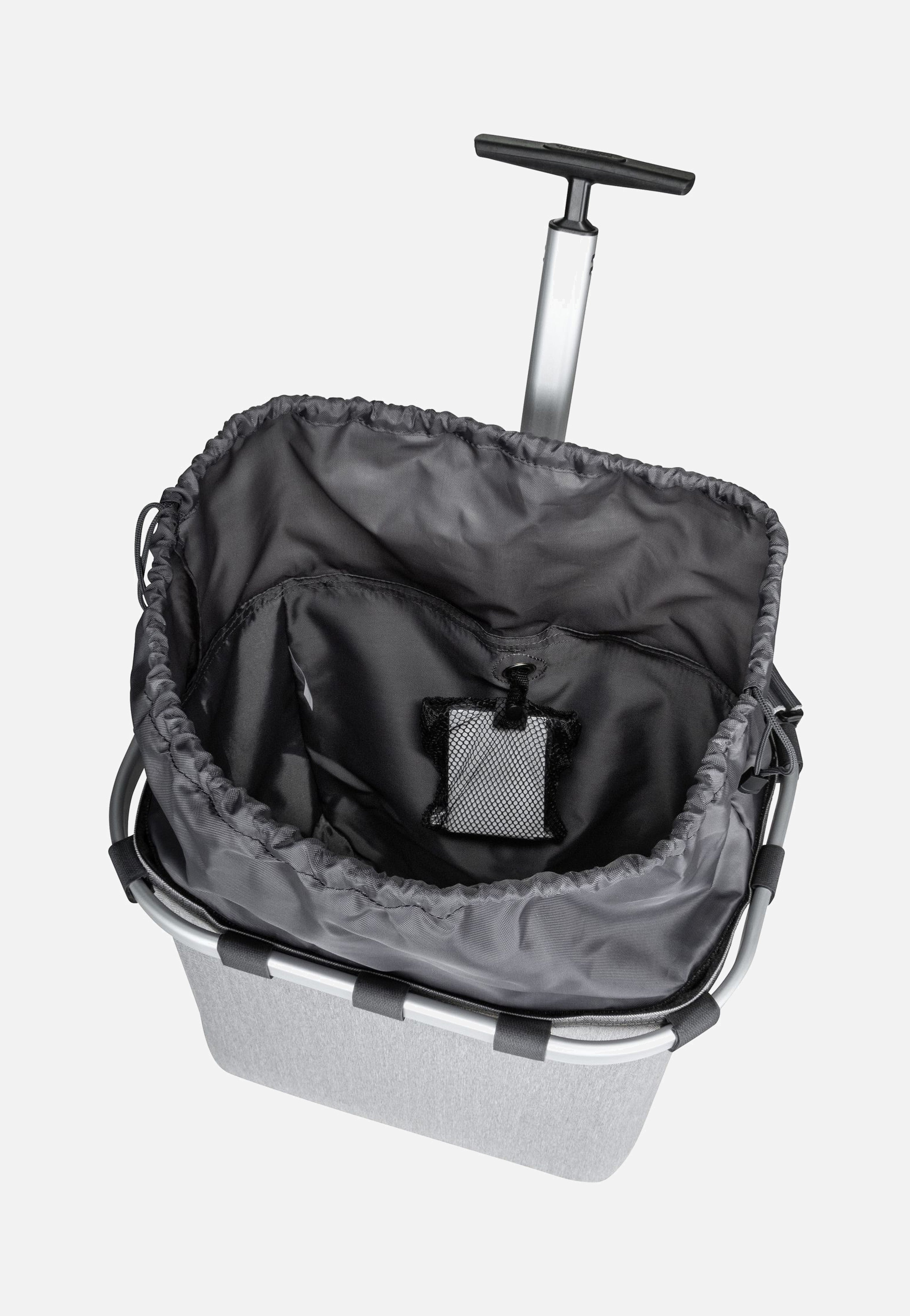 reisenthel carrycruiser Herringbone Grey Shopping Trolley