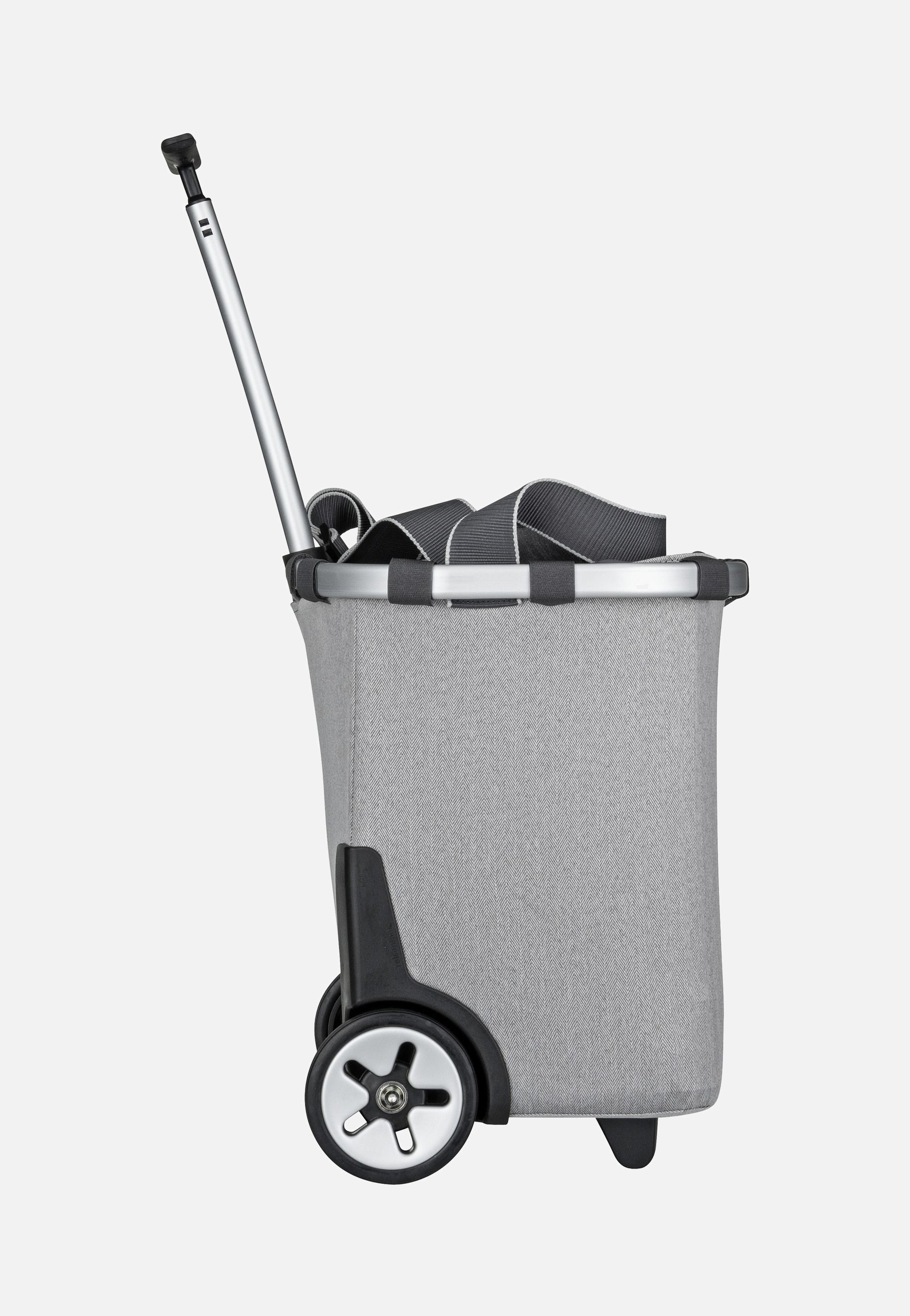reisenthel carrycruiser Herringbone Grey Shopping Trolley