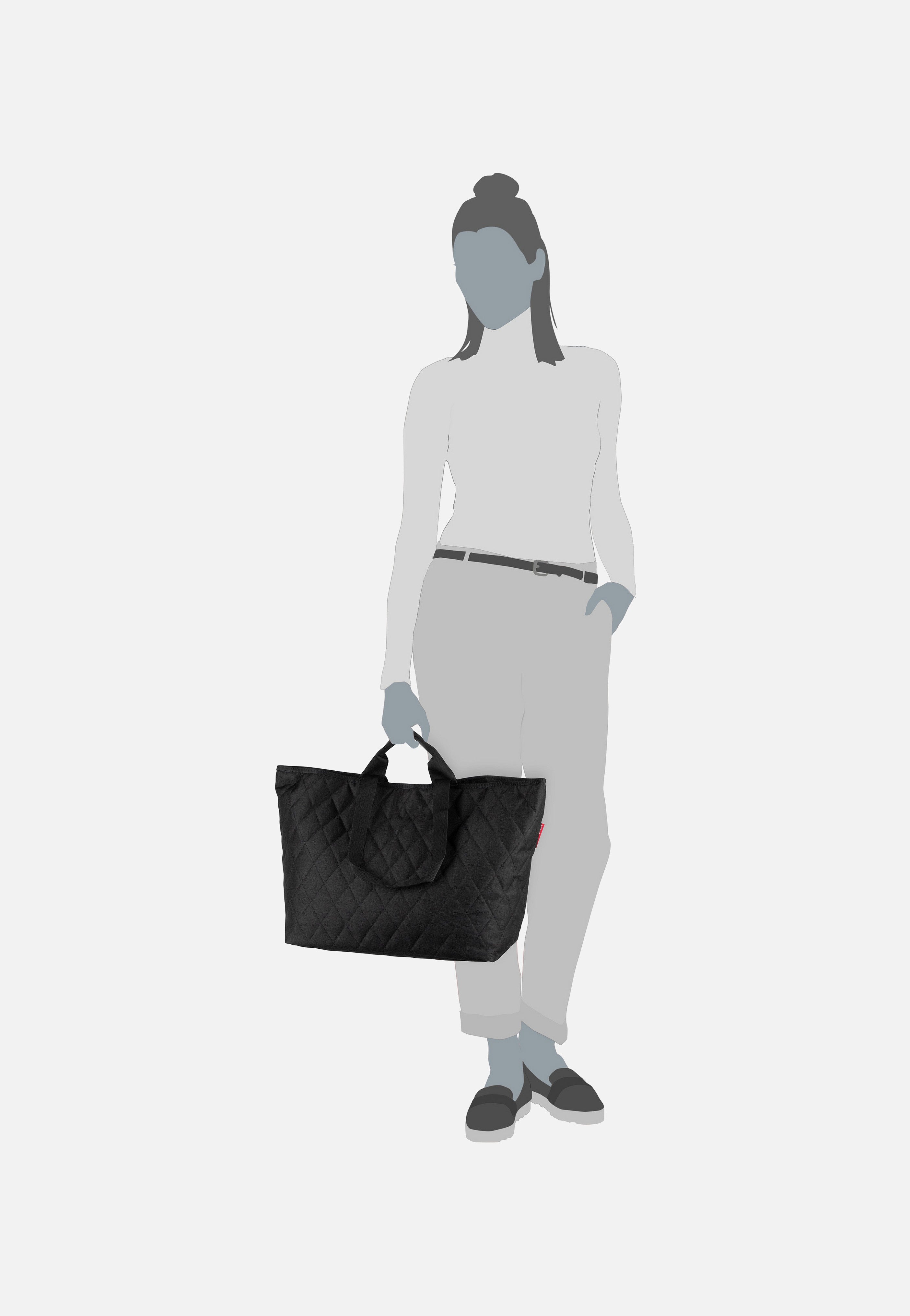 reisenthel - classic XL Rhombus Black - Shopping Bag | Neutral-Image