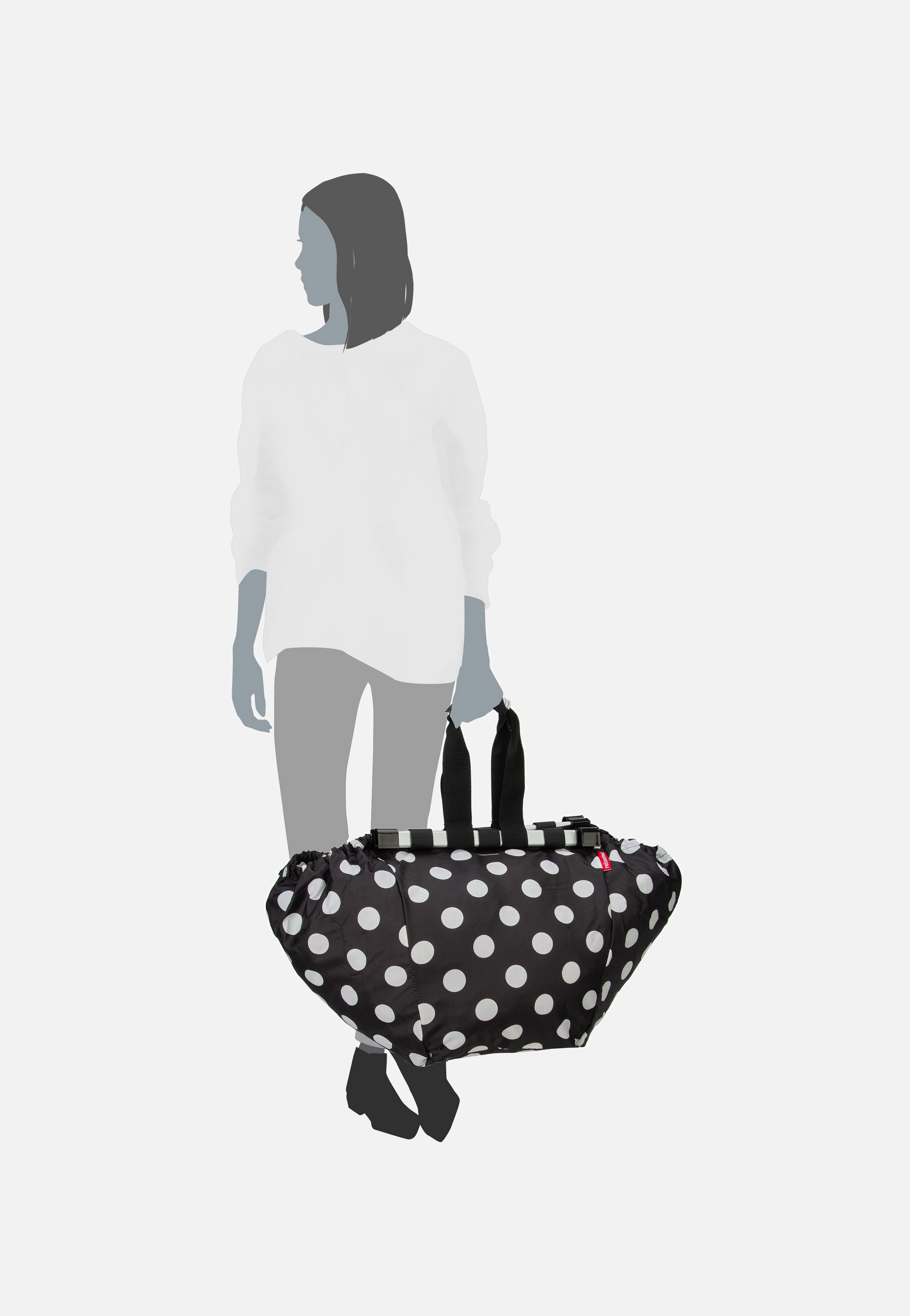 reisenthel - easy Dots White - Shopping Bag | Women-Image