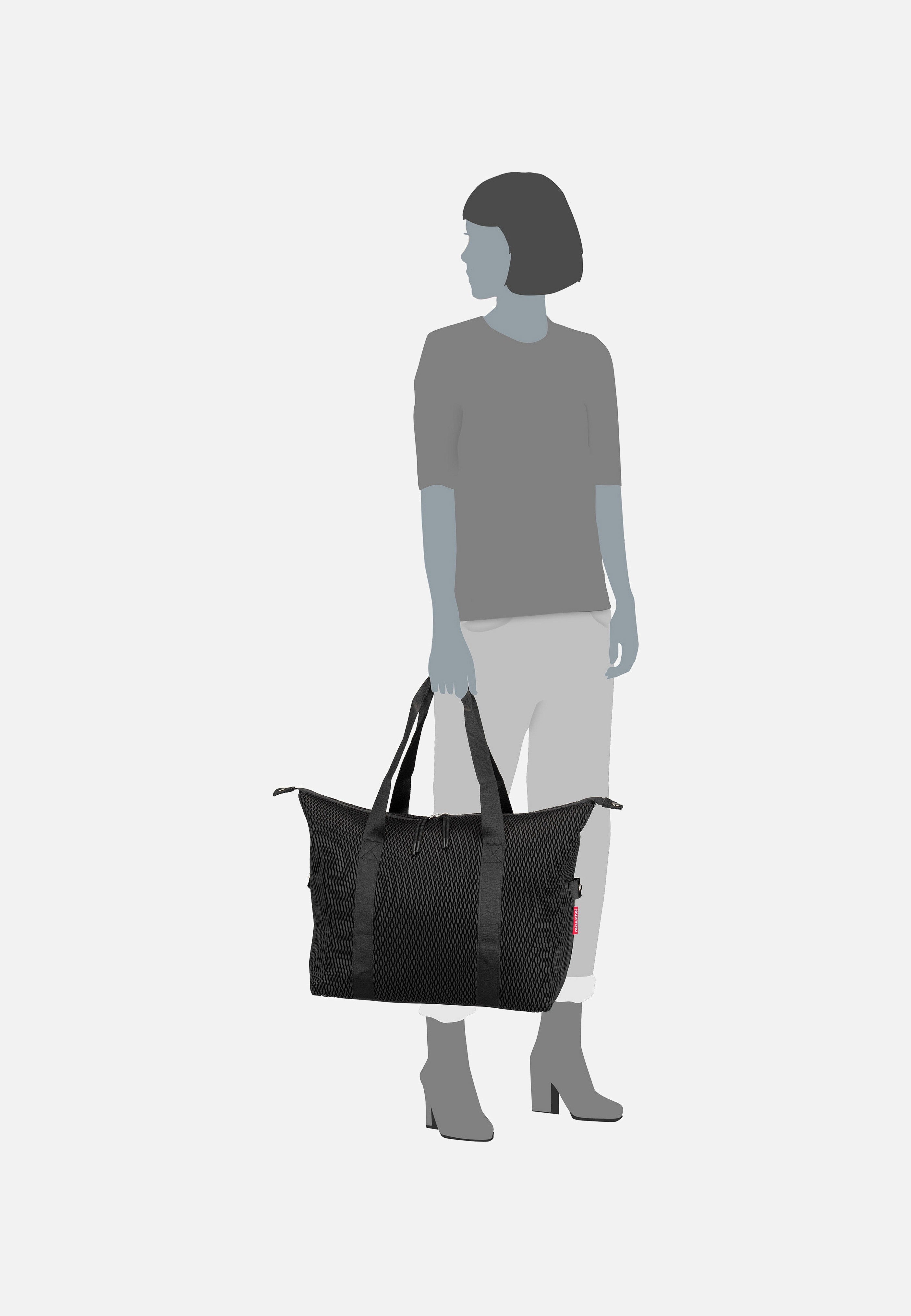reisenthel - extralite M Mesh Black - Weekender | Women-Image