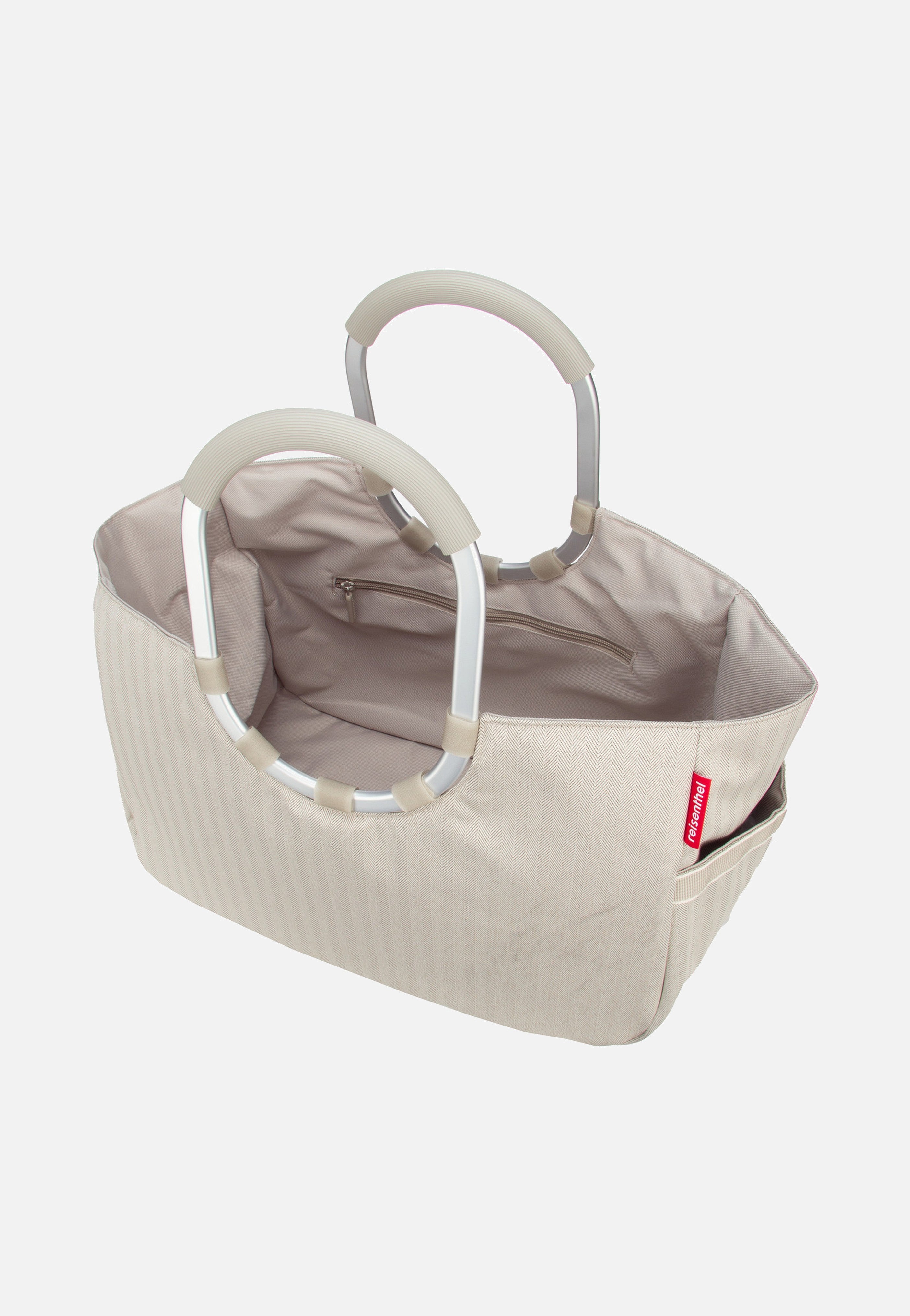 reisenthel loopshopper L Herringbone Sand Einkaufskorb