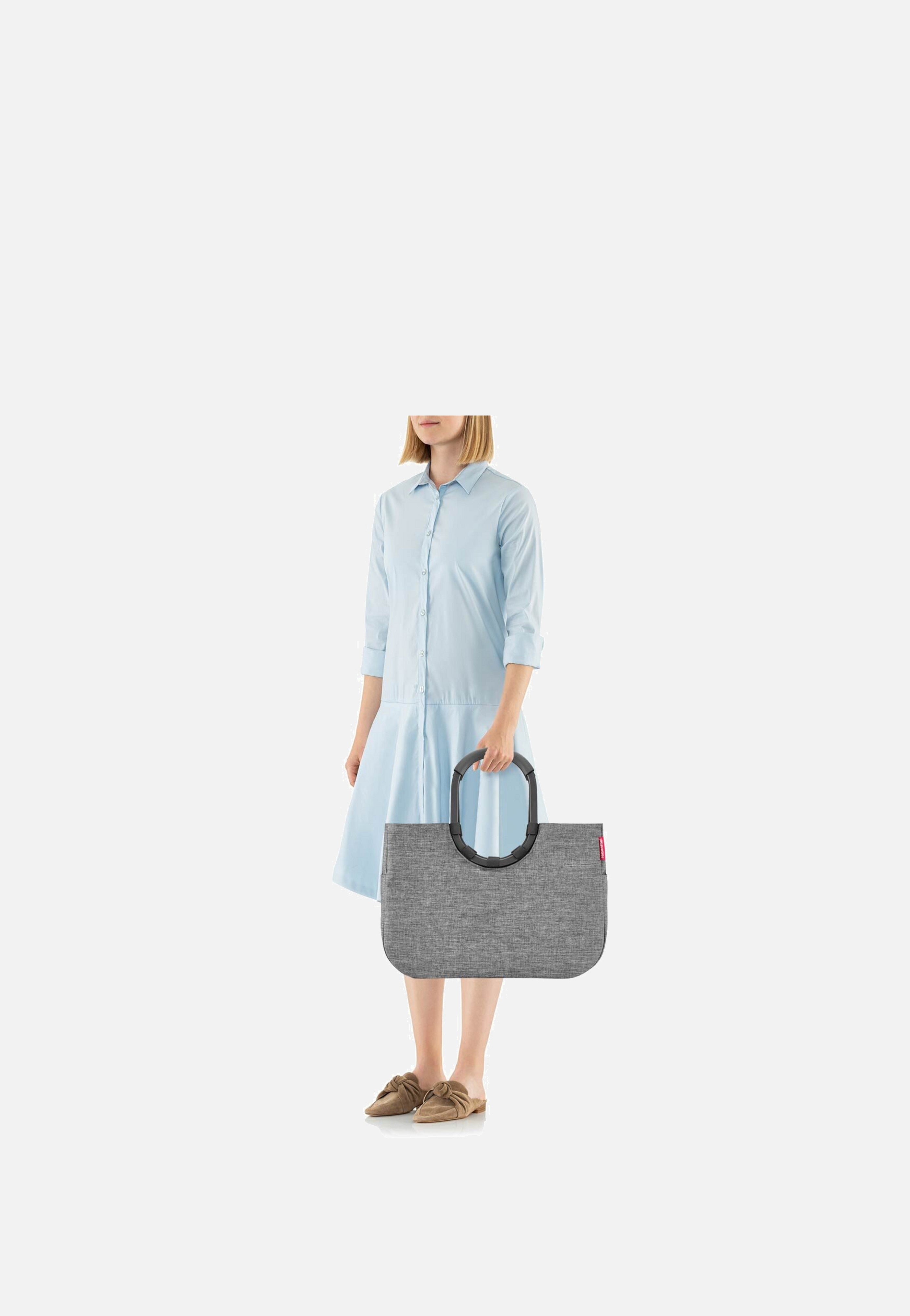 reisenthel - loopshopper L Twist Silver - Shopping Basket | Women-Image