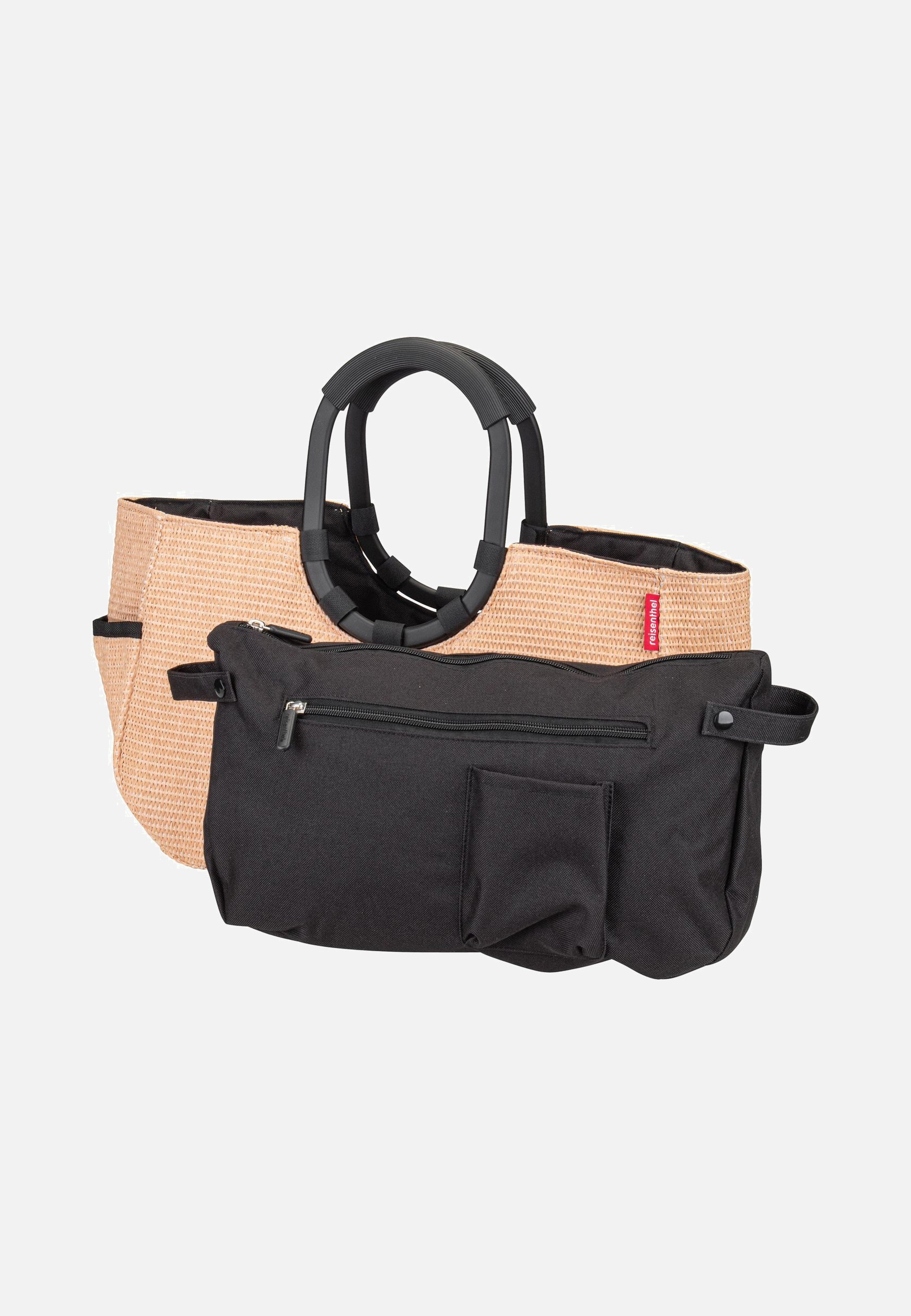 reisenthel - loopshopper M frame Raffia Black - Shopping Basket | Neutral-Image