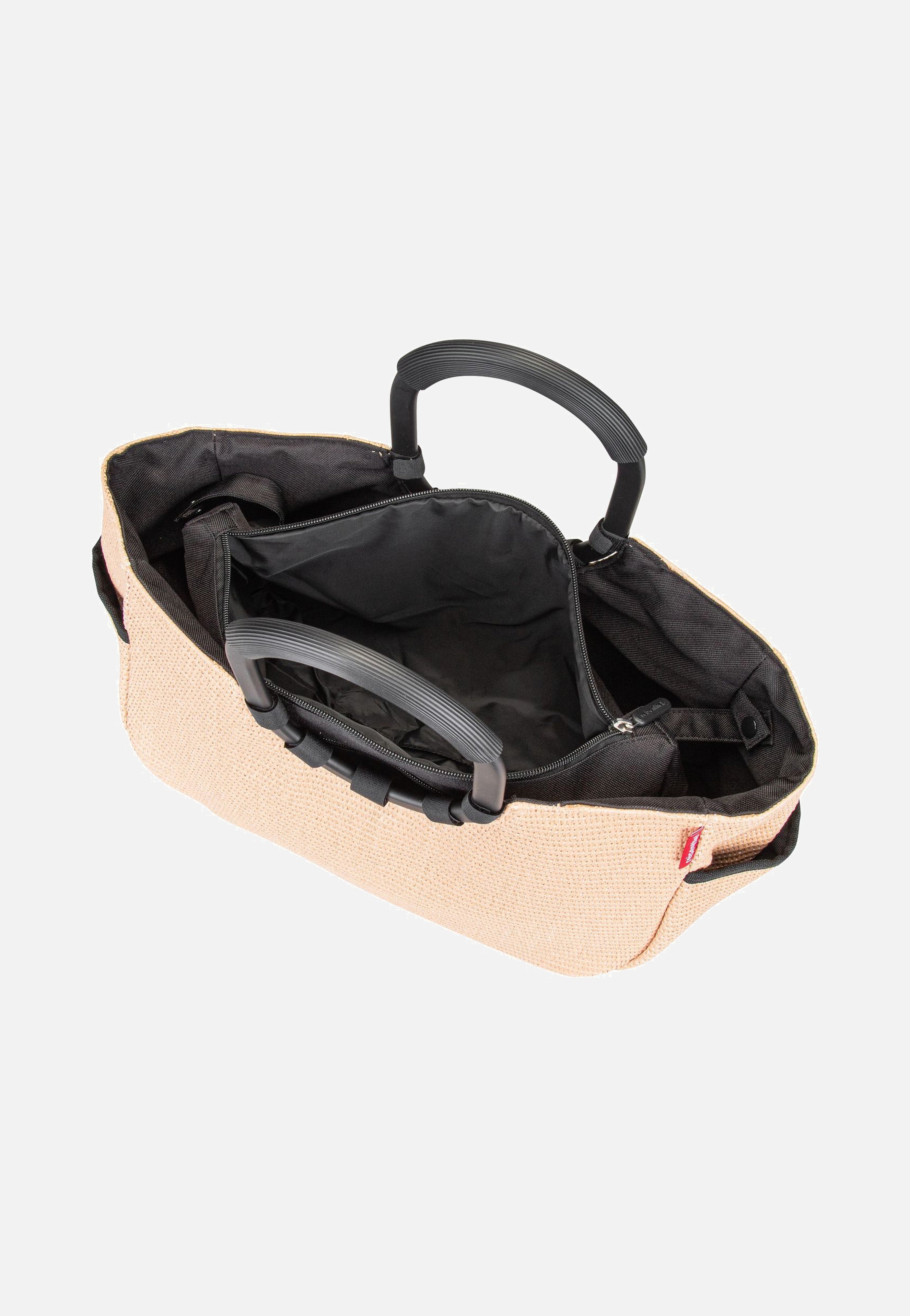 reisenthel - loopshopper M frame Raffia Black - Shopping Basket | Neutral-Image