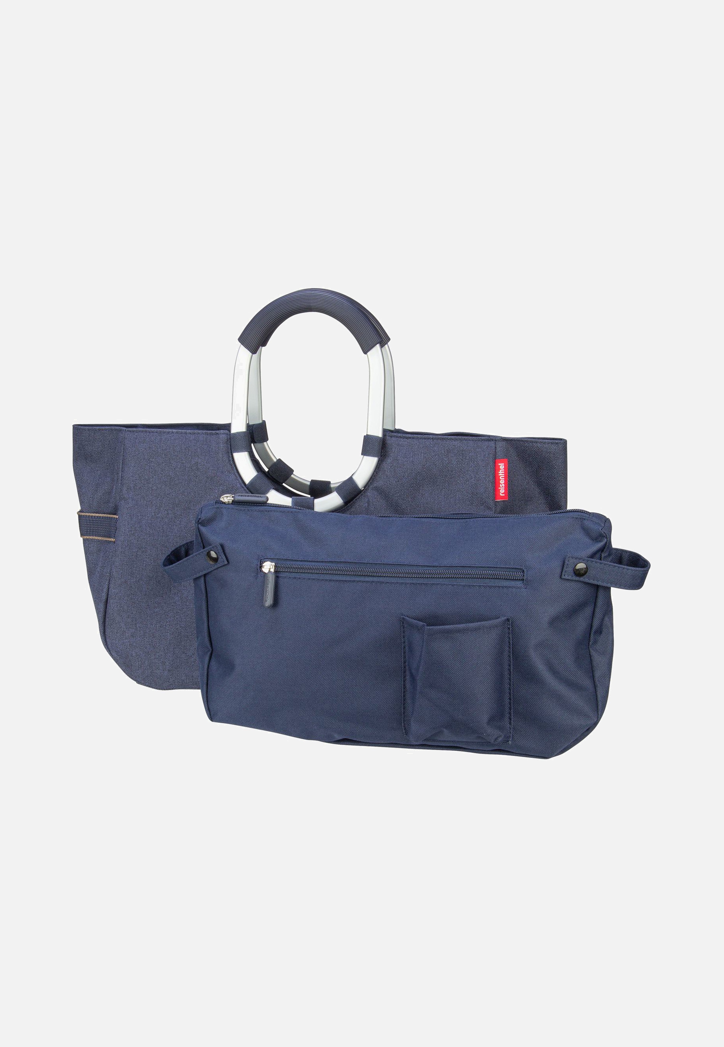 reisenthel - loopshopper M Herringbone Dark Blue - Shopping Basket | Women-Image