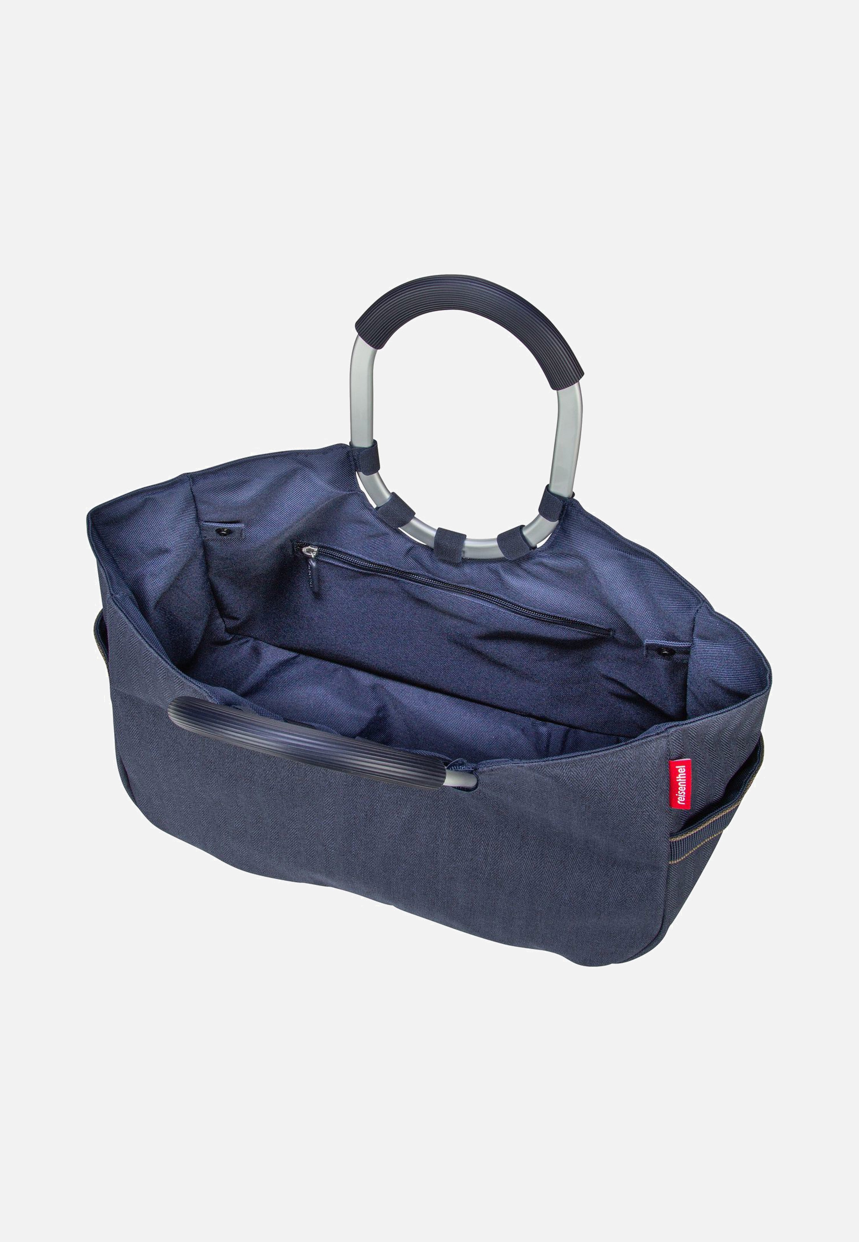 reisenthel - loopshopper M Herringbone Dark Blue - Shopping Basket | Women-Image