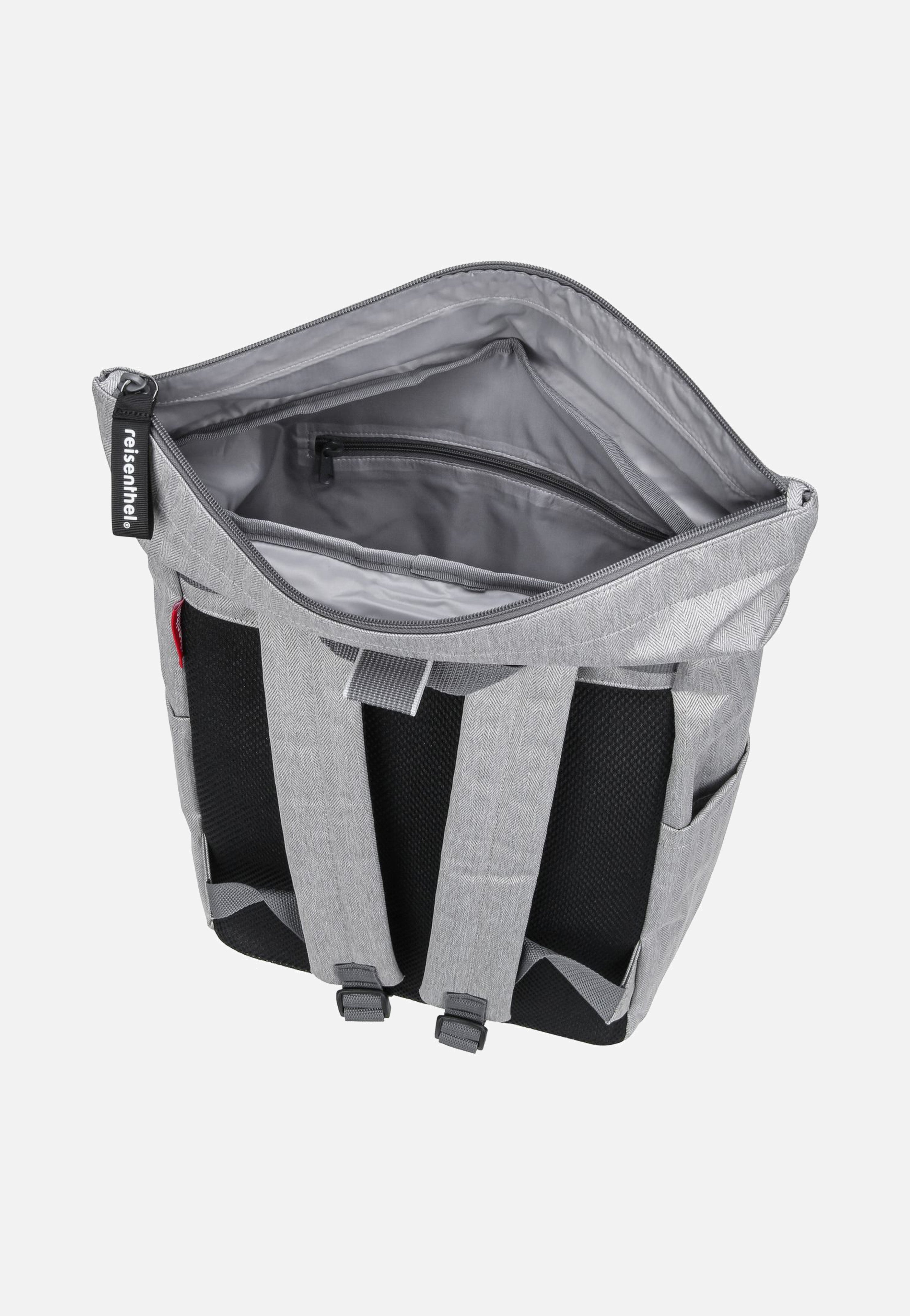 reisenthel - rolltop Herringbone Grey - Rolltop Backpack | Neutral-Image