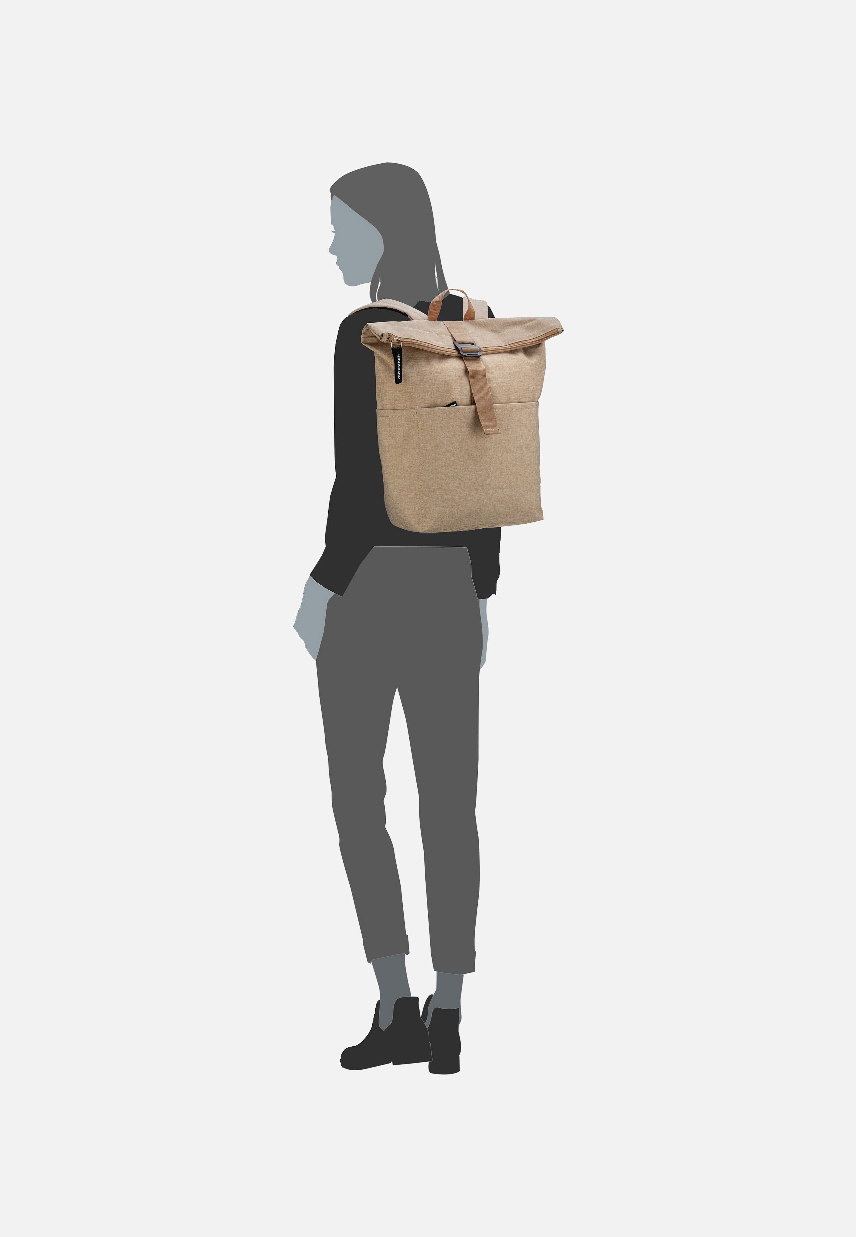 reisenthel - rolltop Twist Coffee - Rolltop Backpack | Neutral-Image