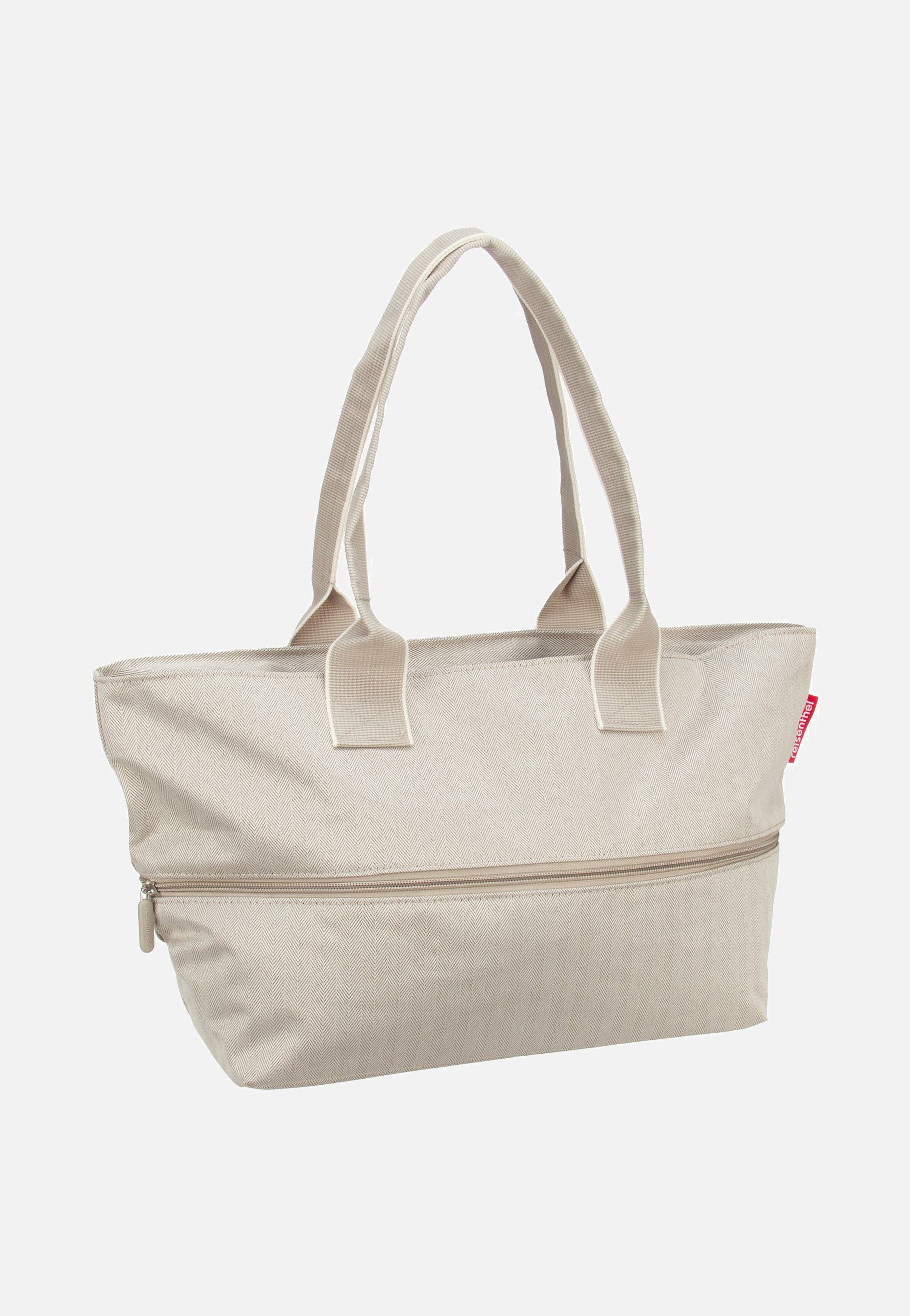 reisenthel shopper e1 Herringbone Sand Shopping Bag