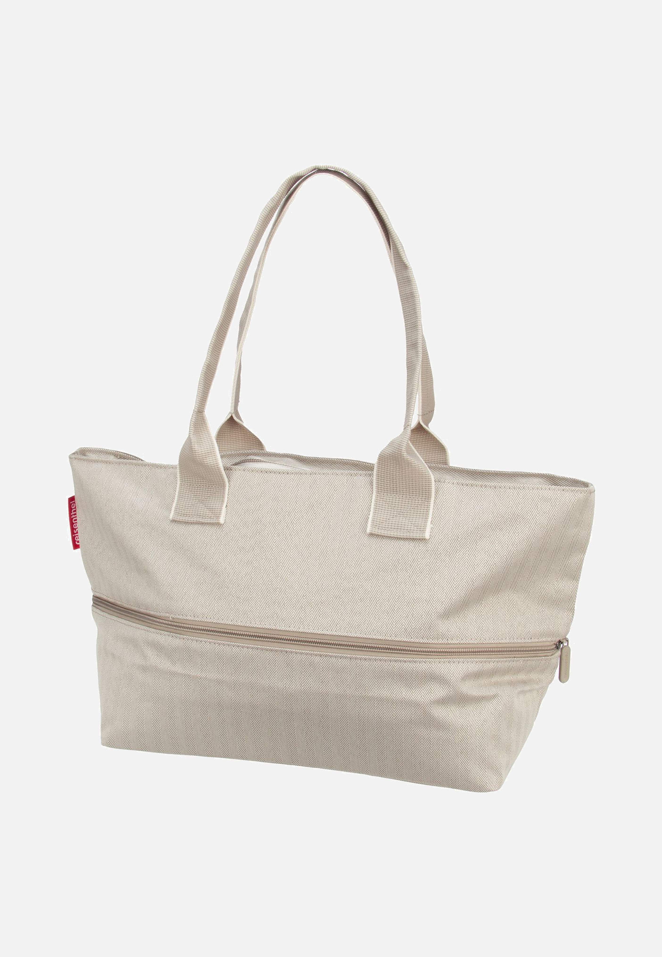 reisenthel shopper e1 Herringbone Sand Shopping Bag