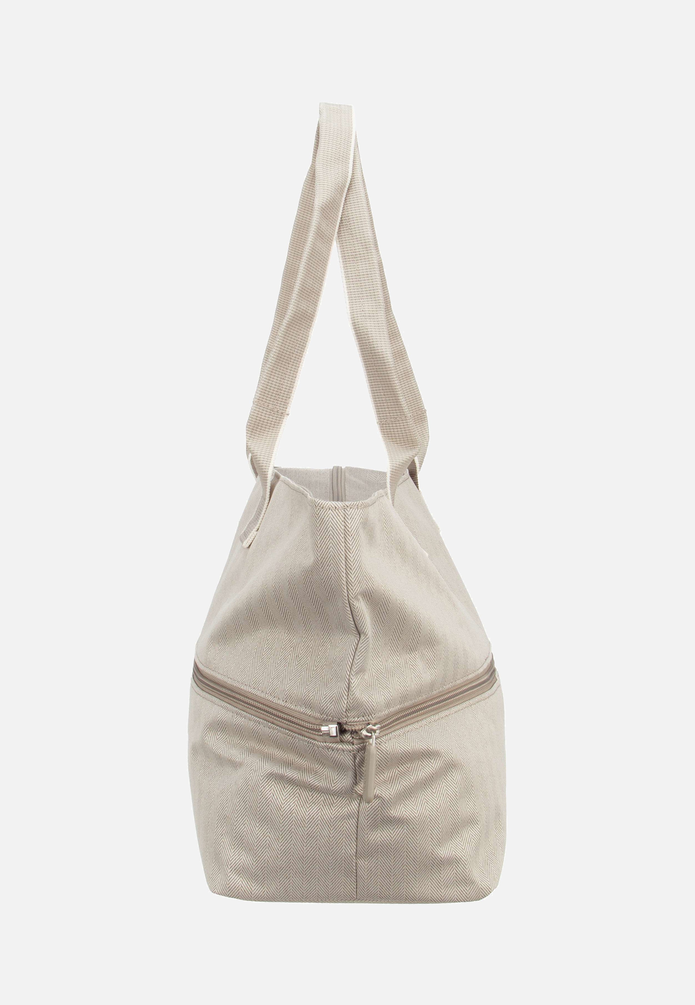 reisenthel shopper e1 Herringbone Sand Shopping Bag
