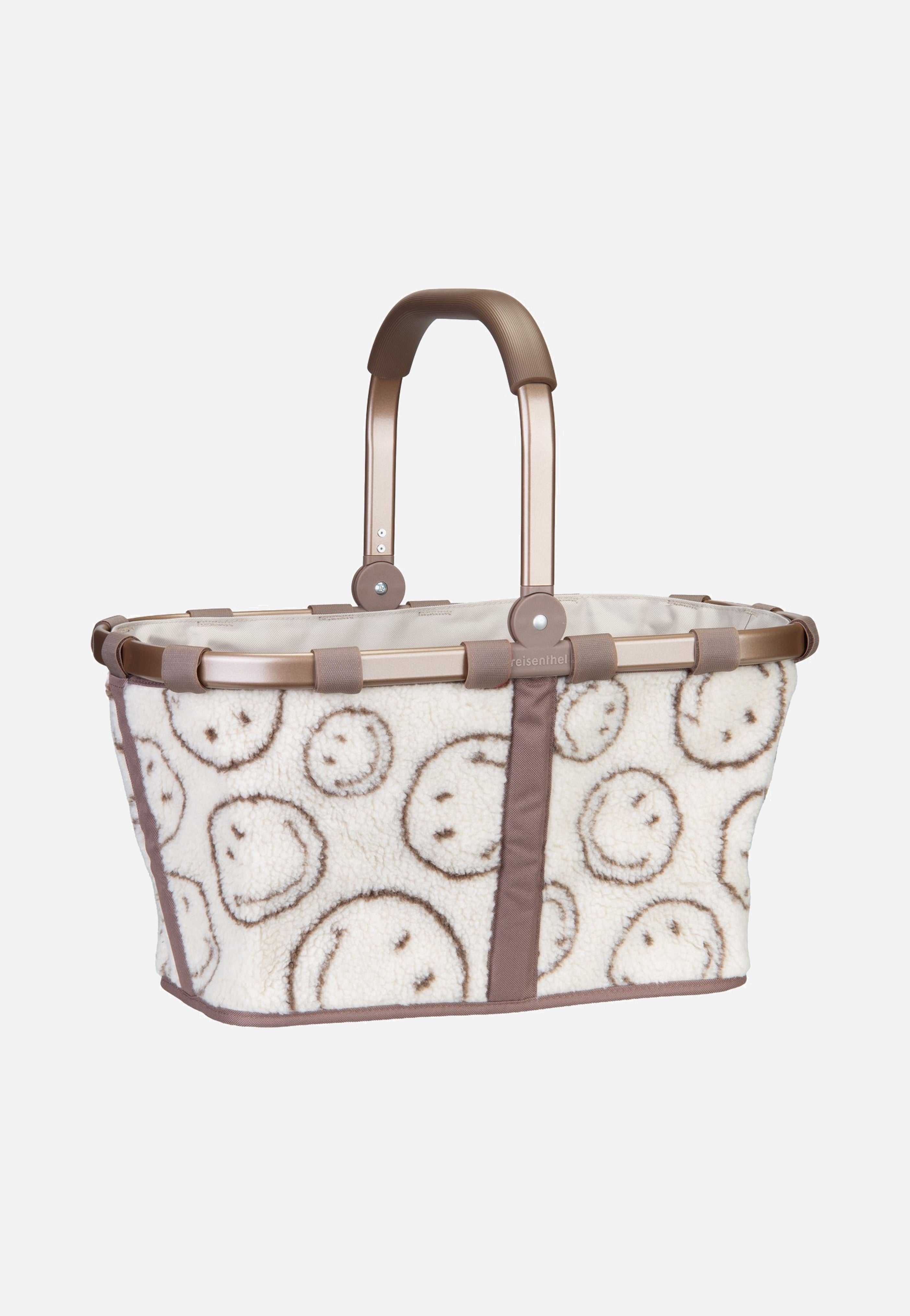 reisenthel Carrybag Smiley® Teddy Chocolate Shopping Basket