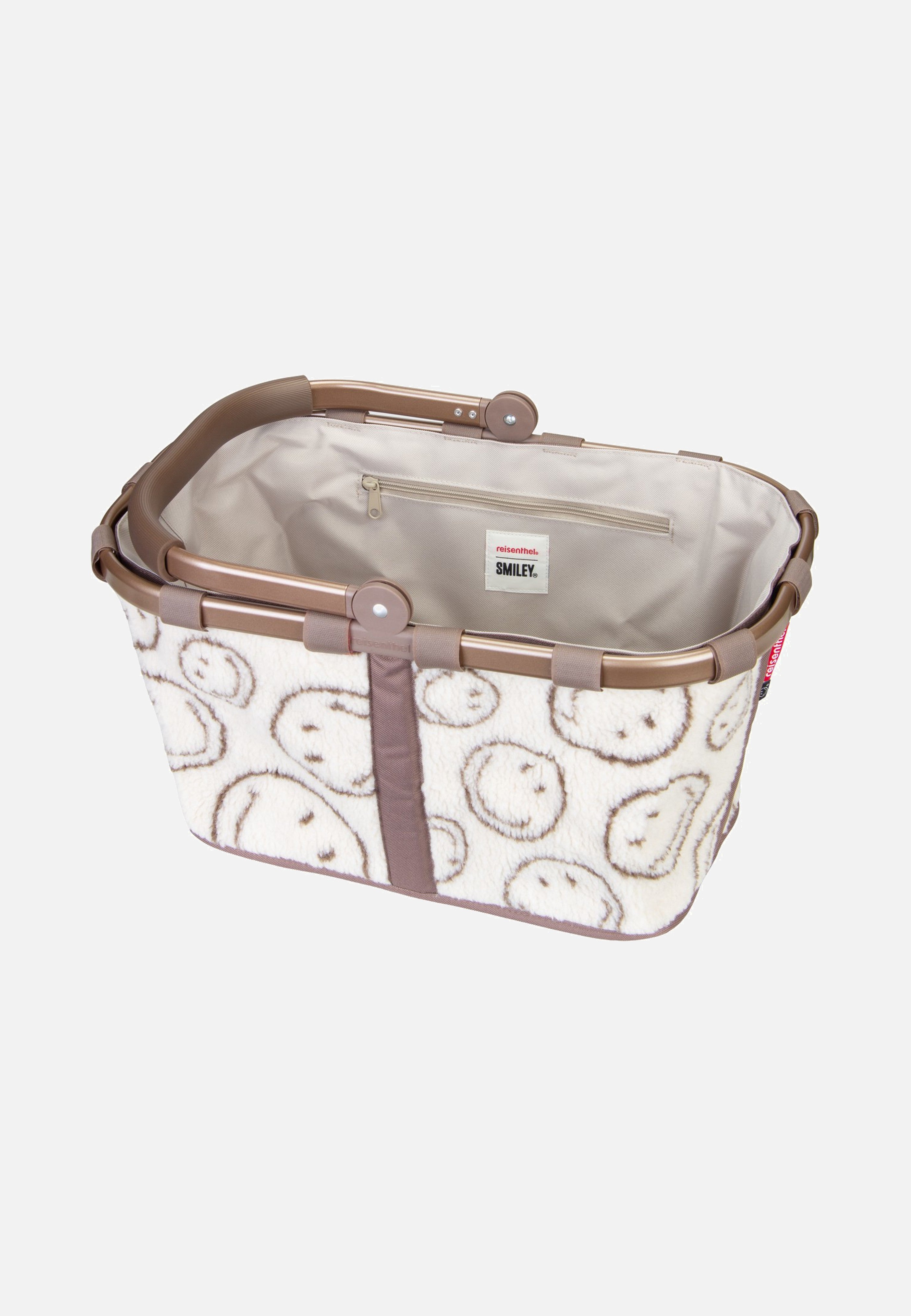 reisenthel Carrybag Smiley® Teddy Chocolate Shopping Basket