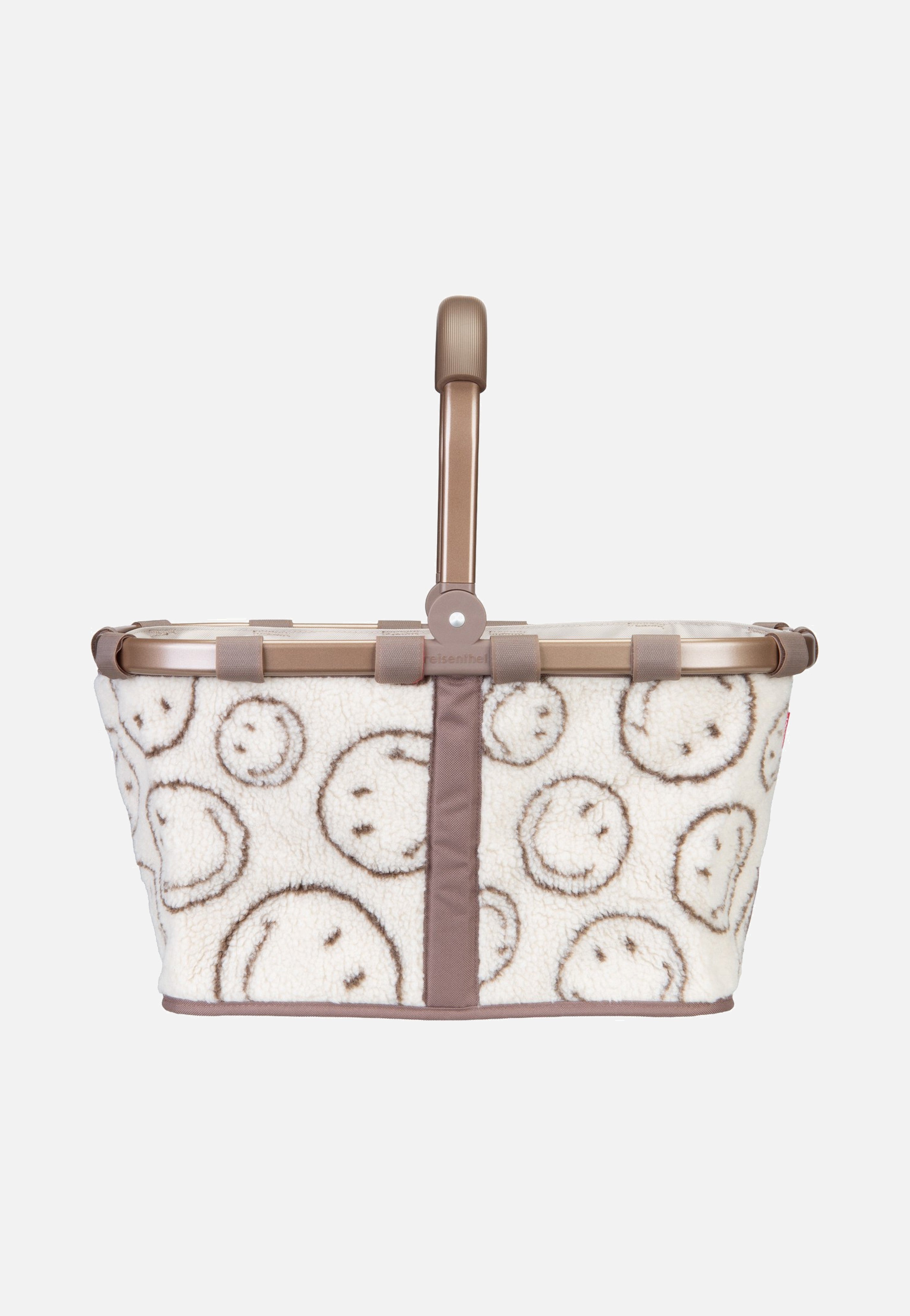 reisenthel Carrybag Smiley® Teddy Chocolate Shopping Basket
