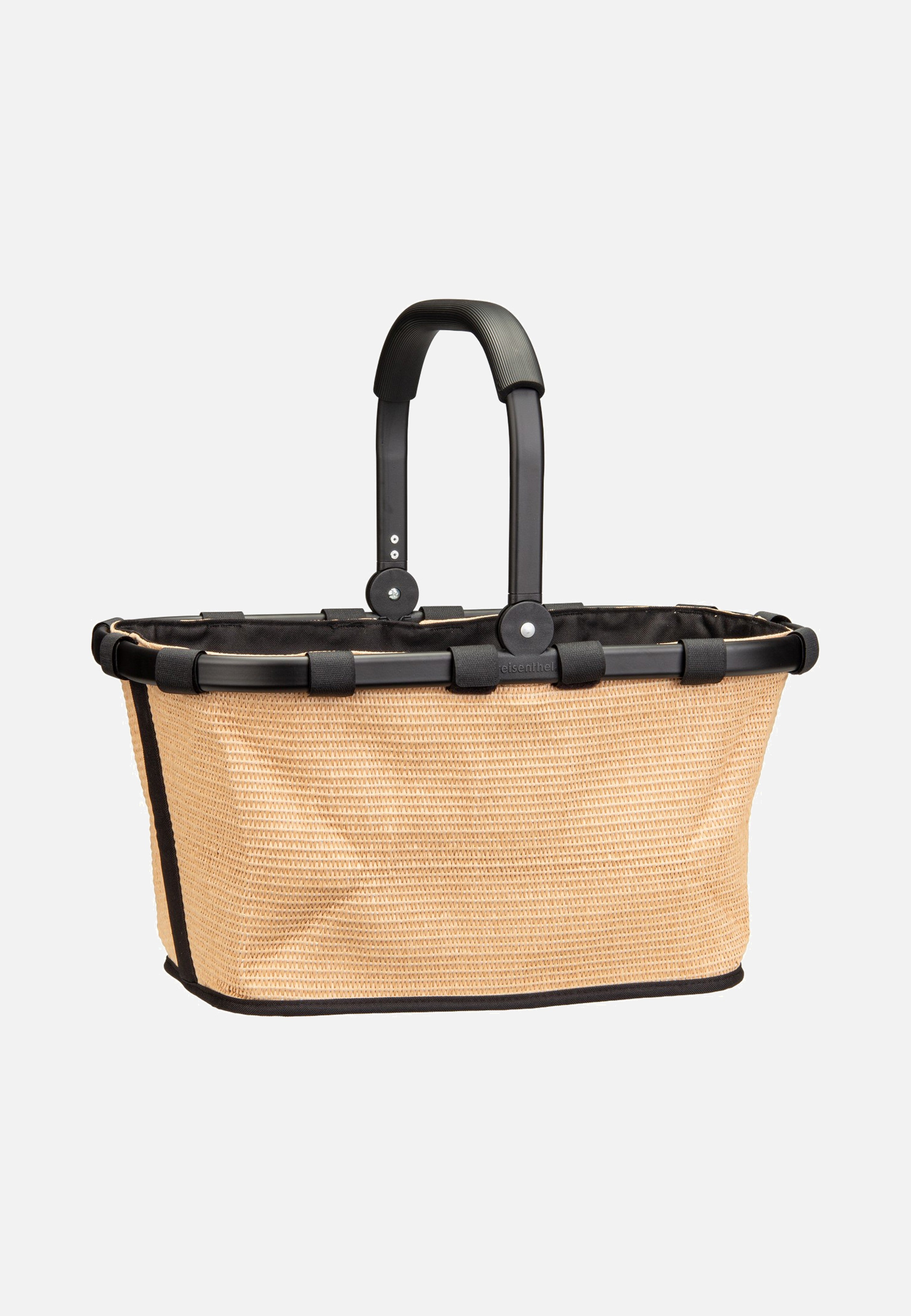 reisenthel - carrybag frame Raffia Black - Shopping Basket | Neutral-Image
