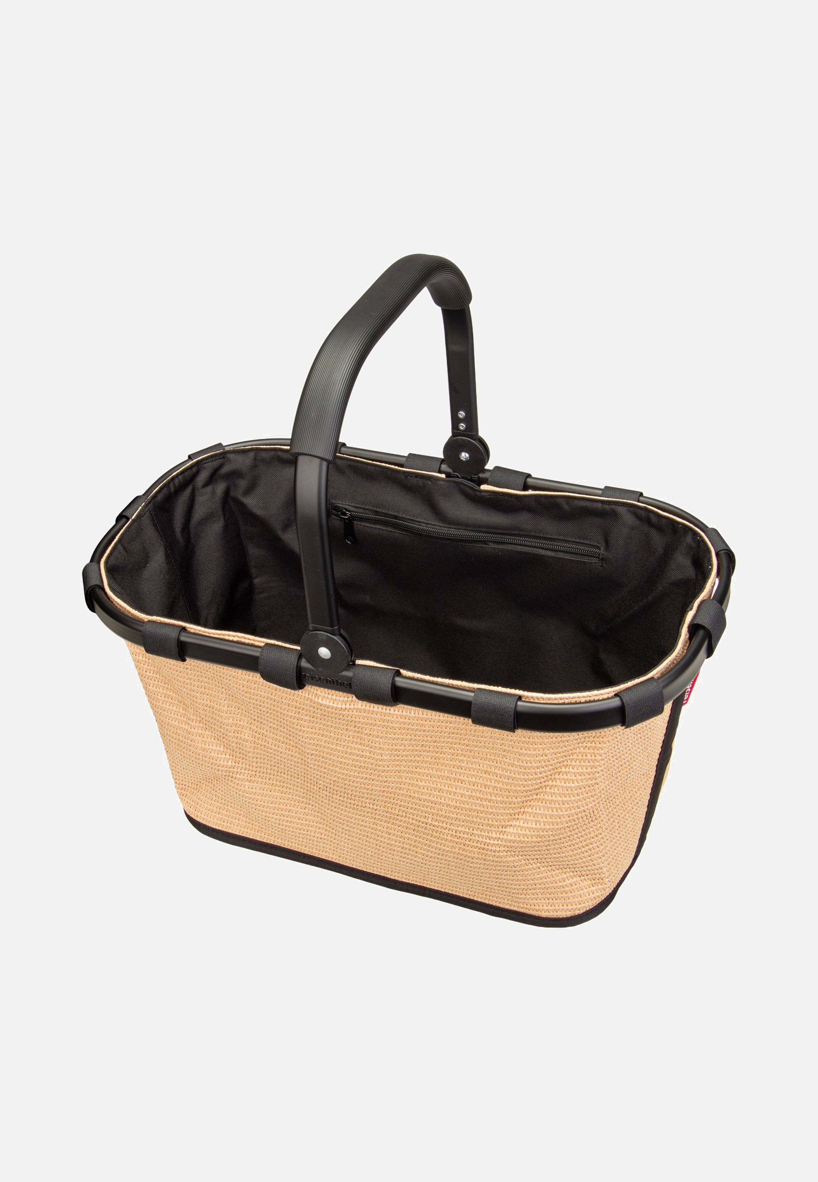 reisenthel carrybag frame Raffia Black Einkaufskorb