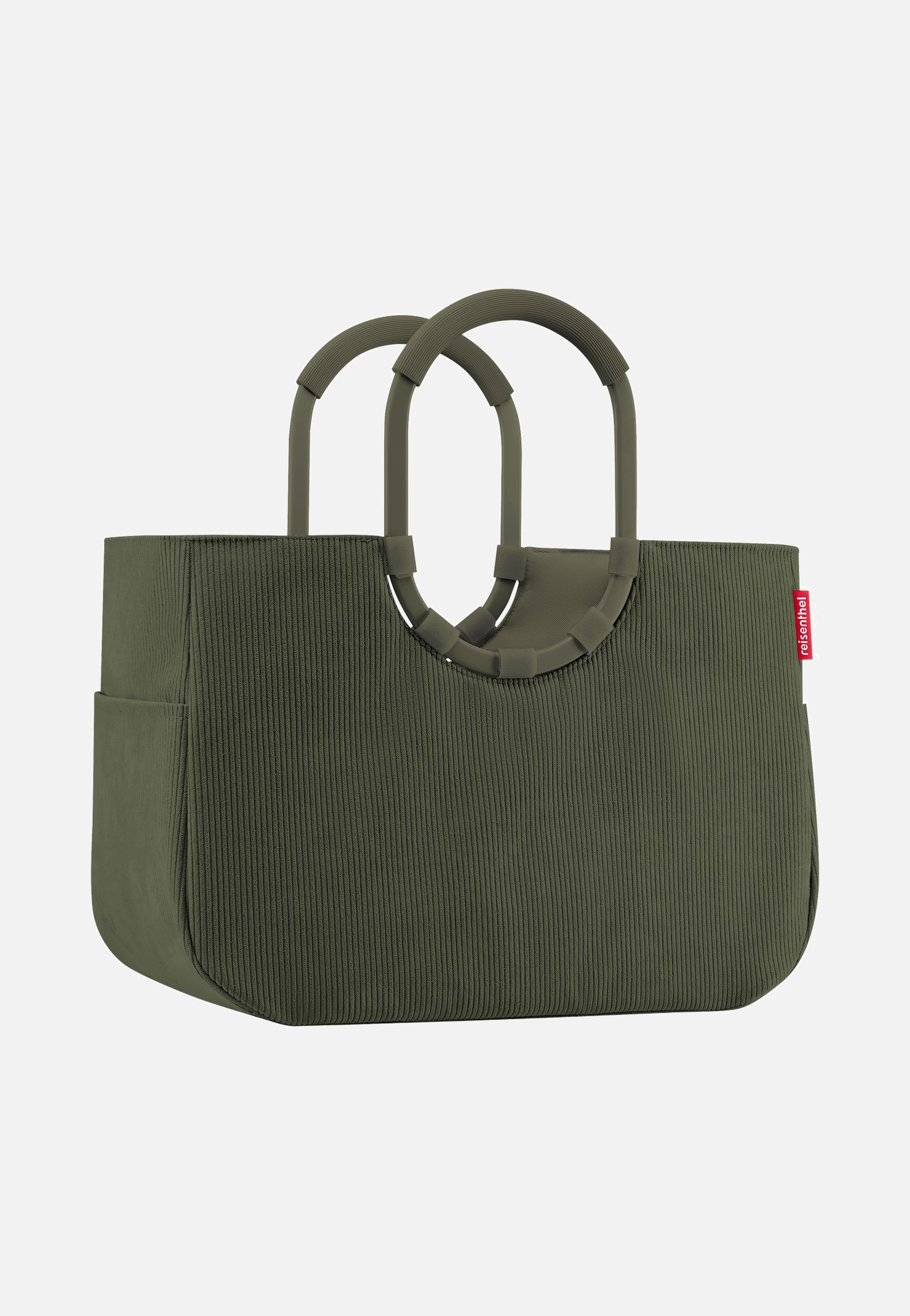 reisenthel Loopshopper L Cord Dark Matcha Einkaufskorb