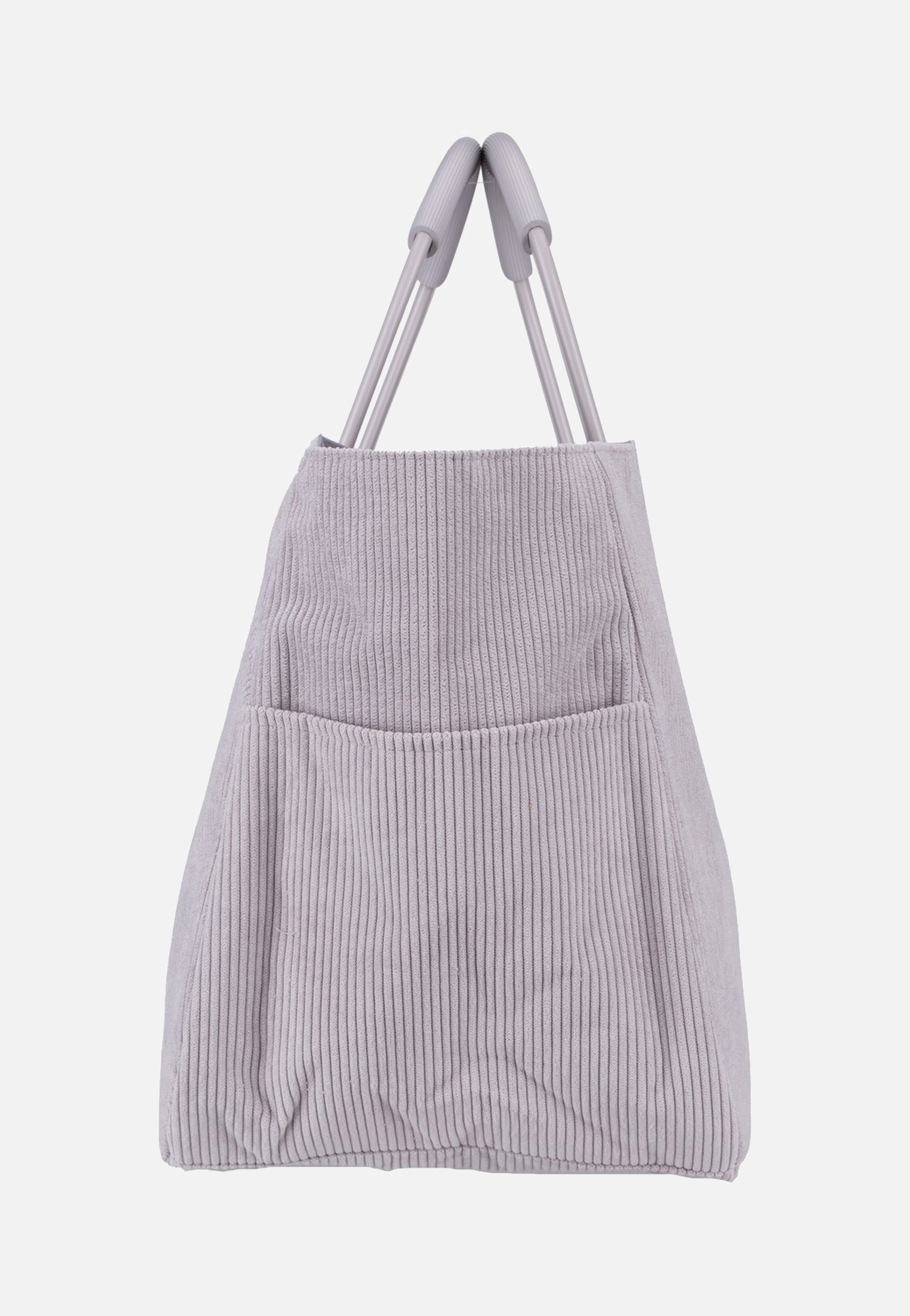 reisenthel - Loopshopper L Cord Grey - Shopping Basket | Neutral-Image