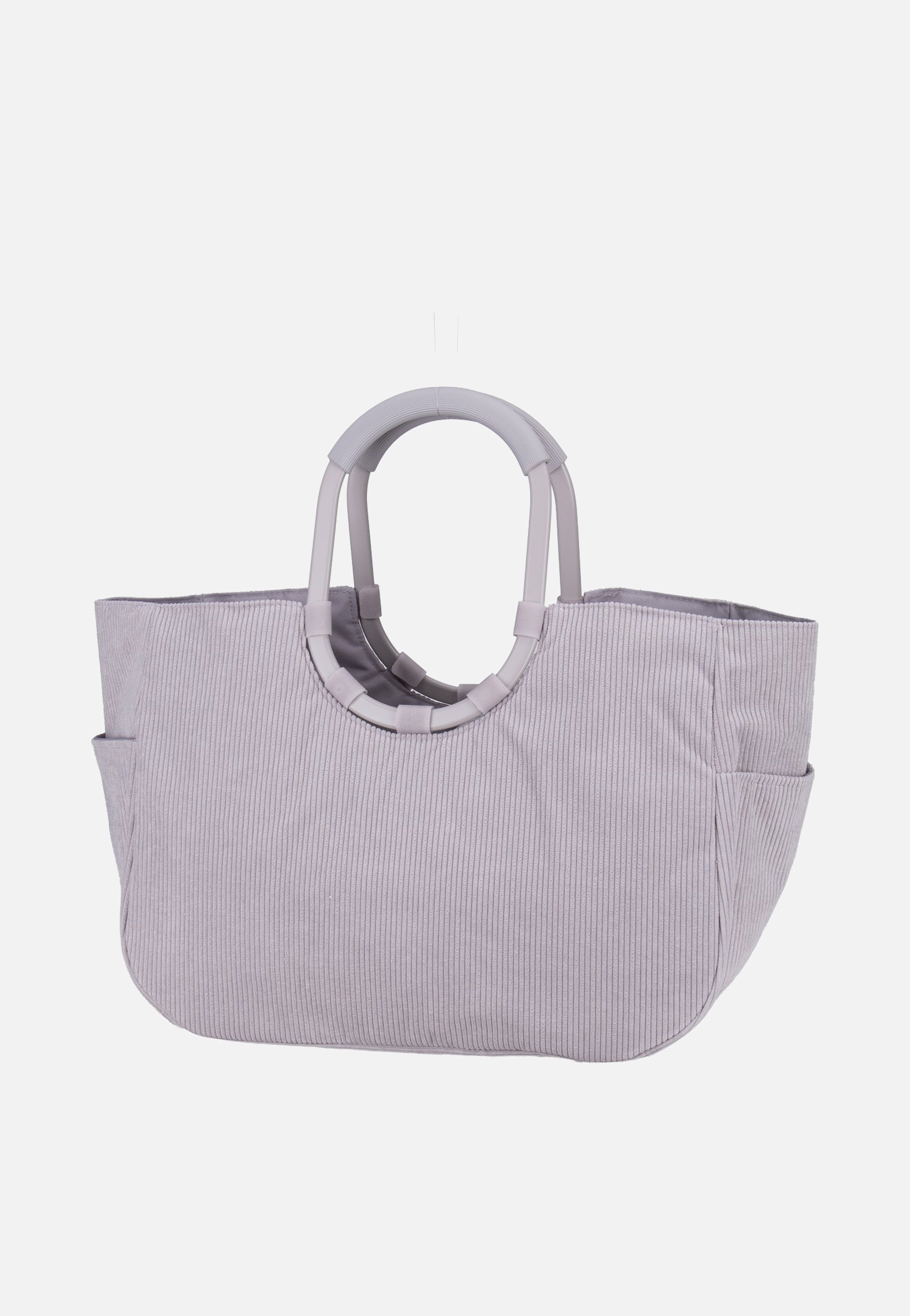 reisenthel - Loopshopper L Cord Grey - Shopping Basket | Neutral-Image