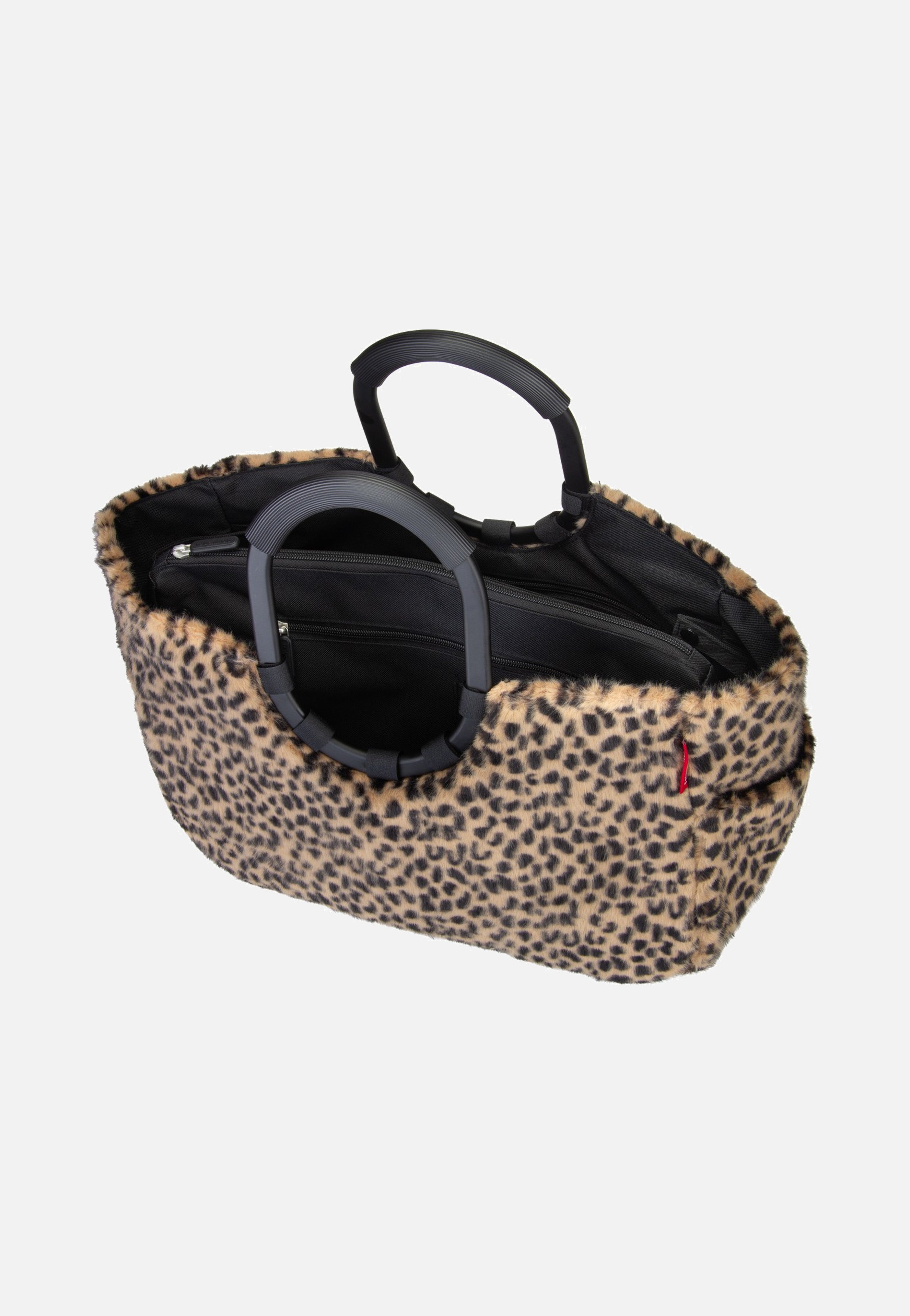 reisenthel Loopshopper M Leo Fake Fur Shopping Basket