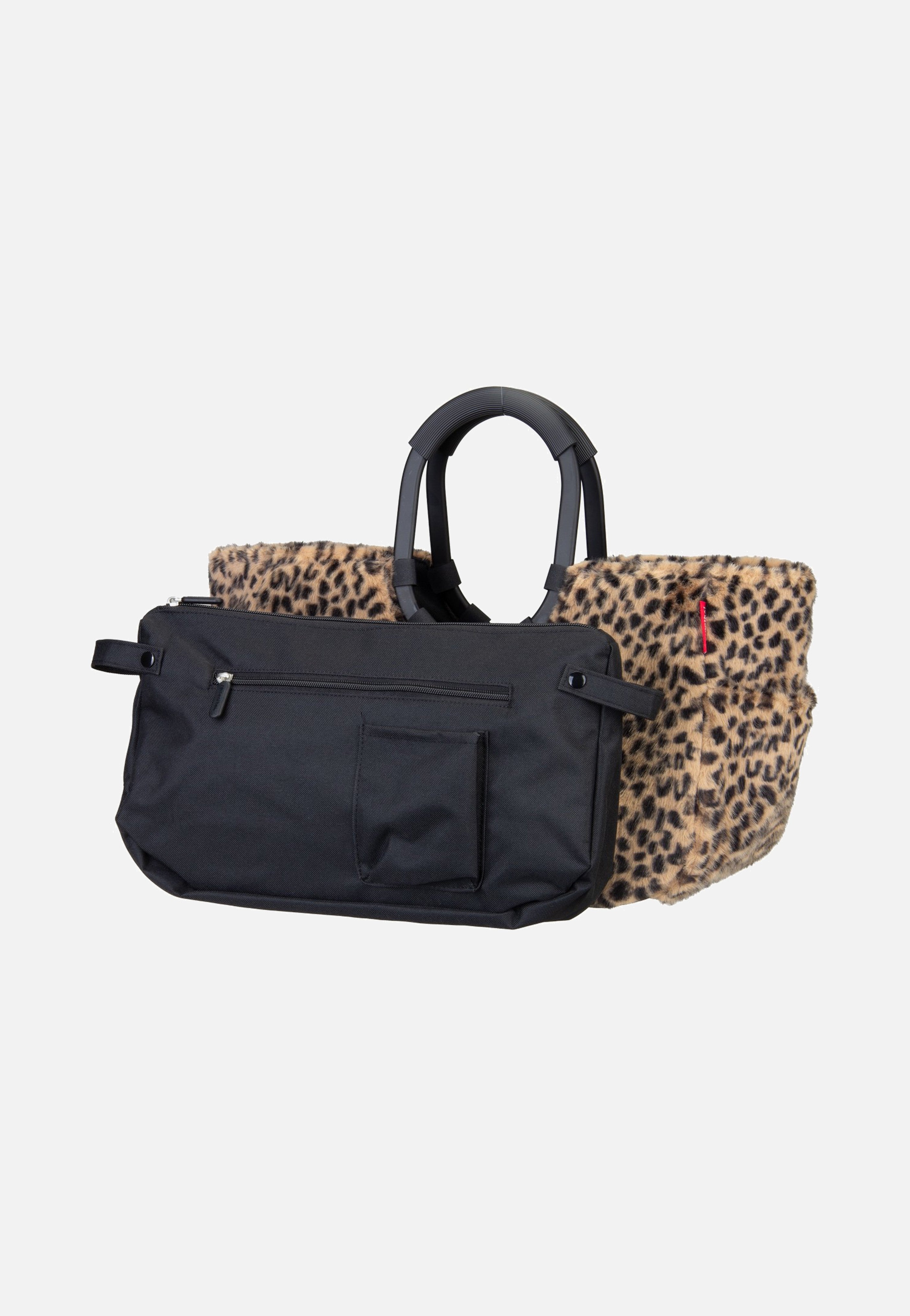 reisenthel Loopshopper M Leo Fake Fur Shopping Basket