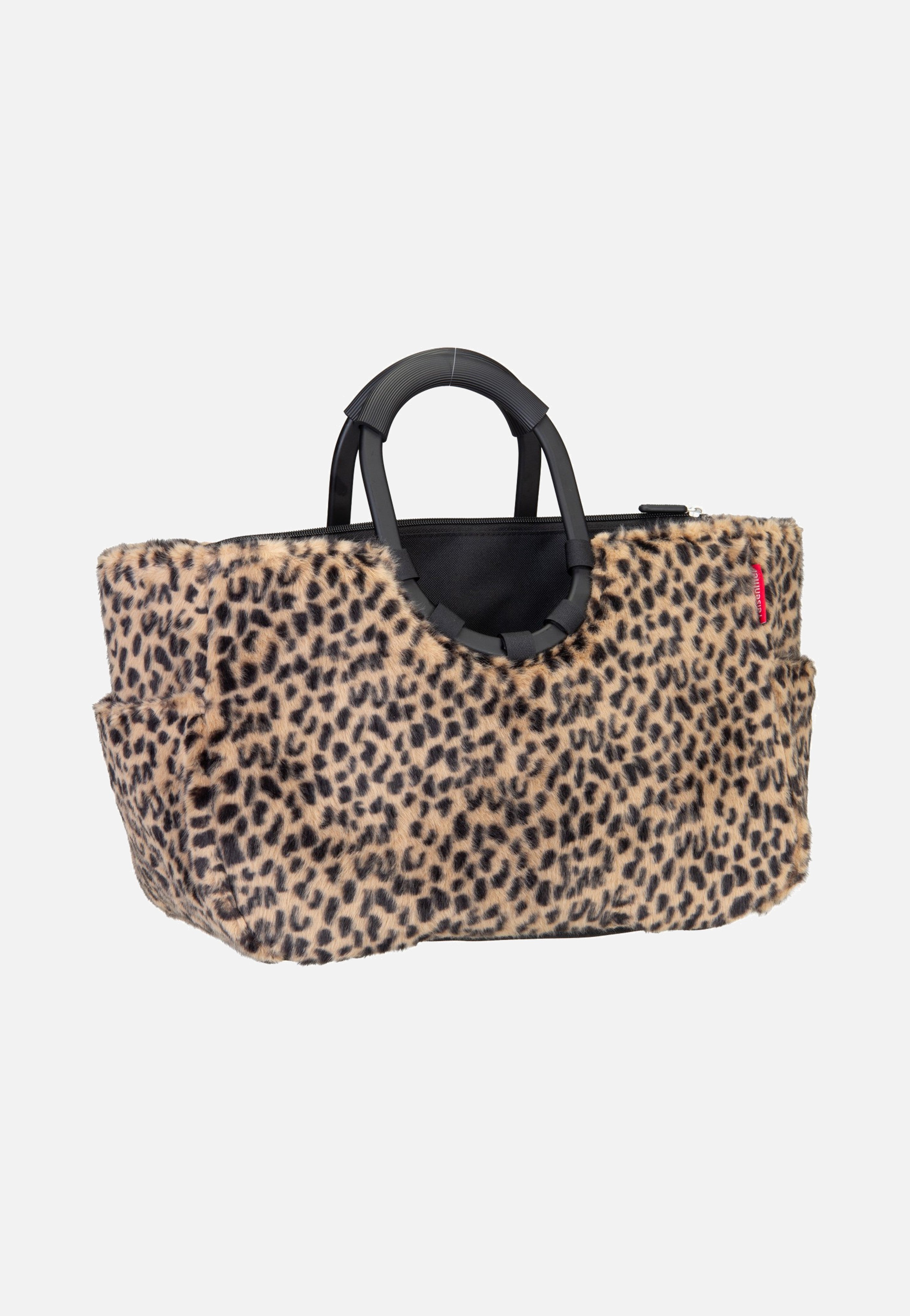 reisenthel Loopshopper M Leo Fake Fur Shopping Basket