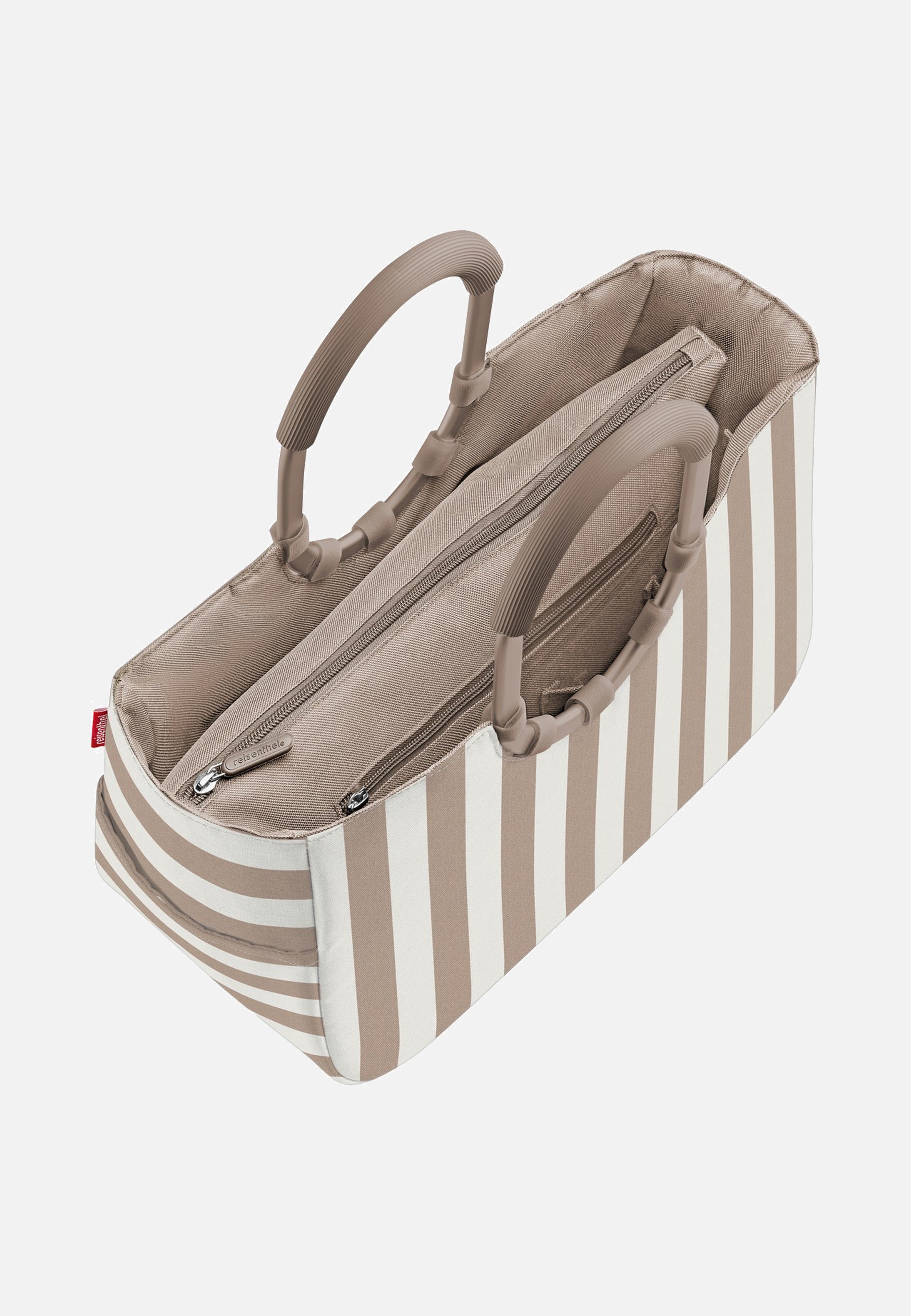 reisenthel - Loopshopper M Summerstripes Coffee - Shopping Basket | Neutral-Image