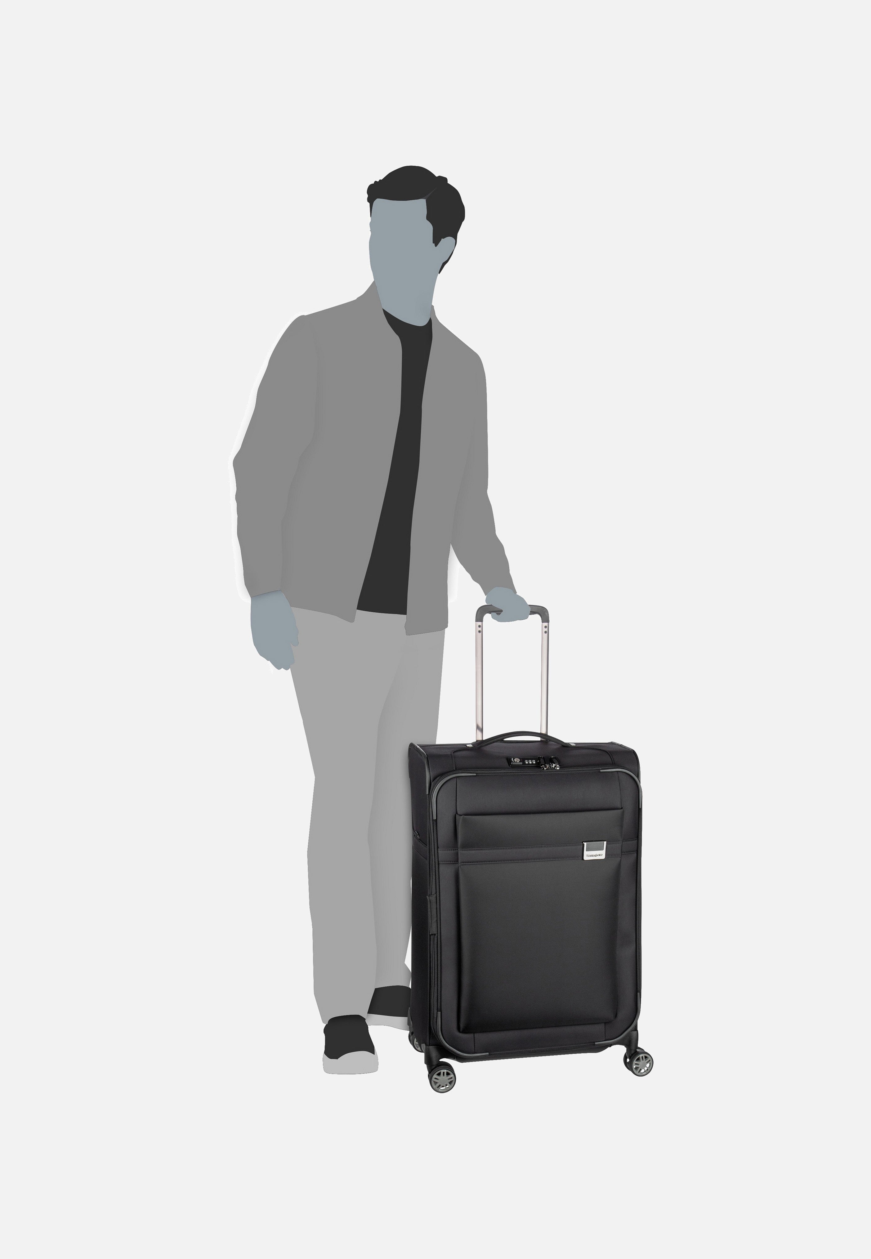 Samsonite - Airea Spinner 67 EXP Black - Suitcase | Neutral-Image