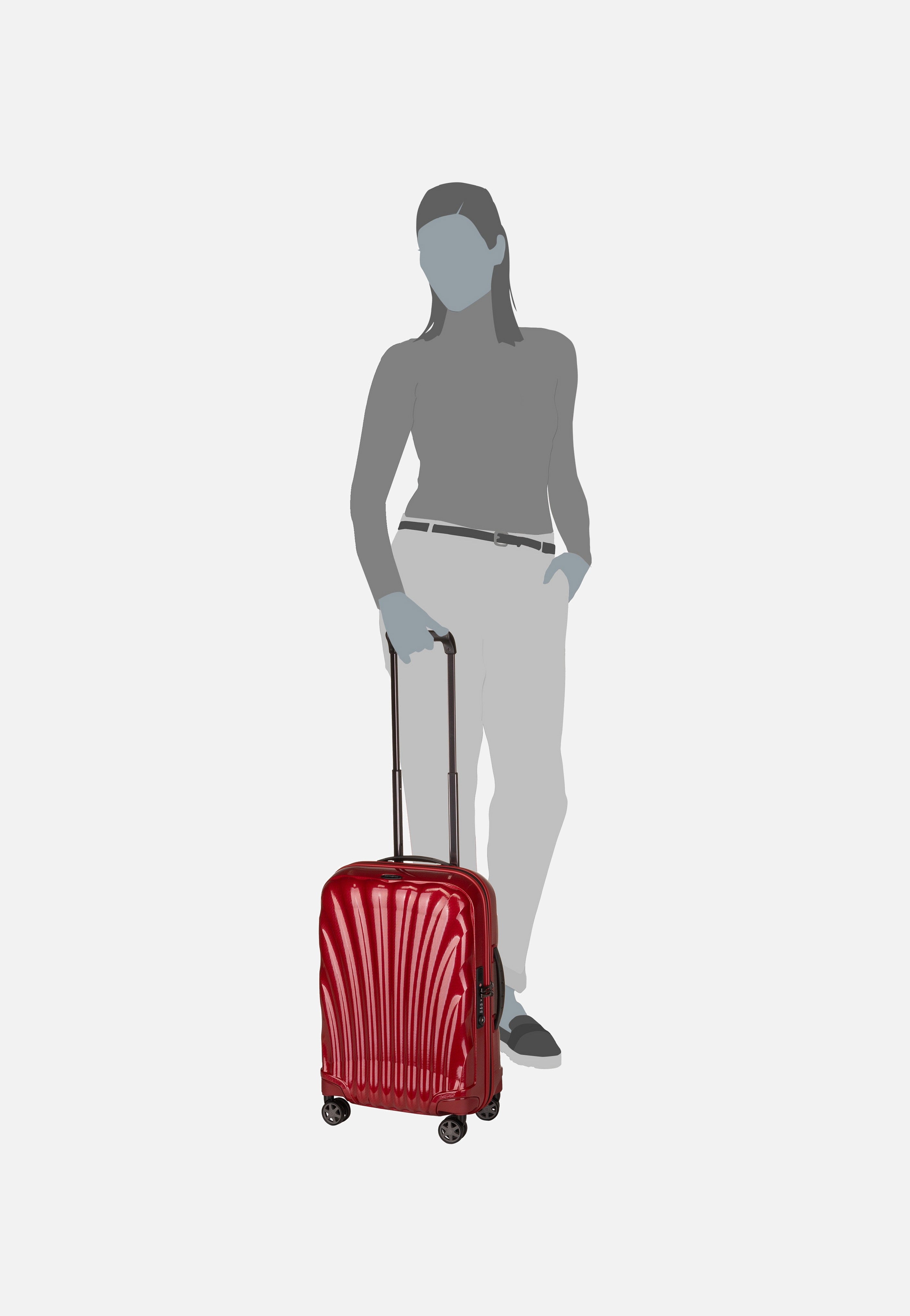 Samsonite - C-Lite Spinner 55 Chili Red - Suitcase | Neutral-Image
