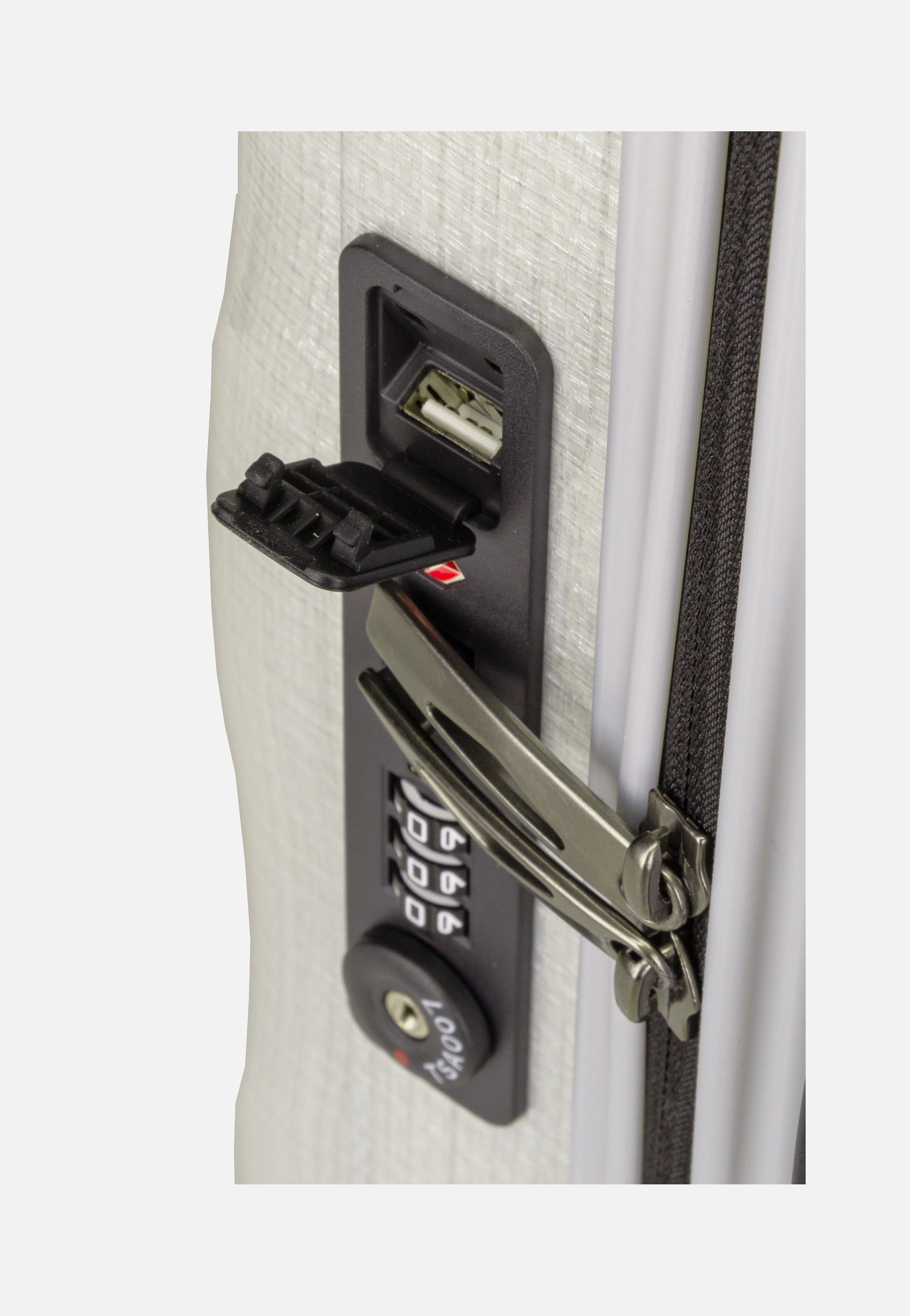 Samsonite - C-Lite Spinner 55 Off White - Suitcase | Neutral-Image