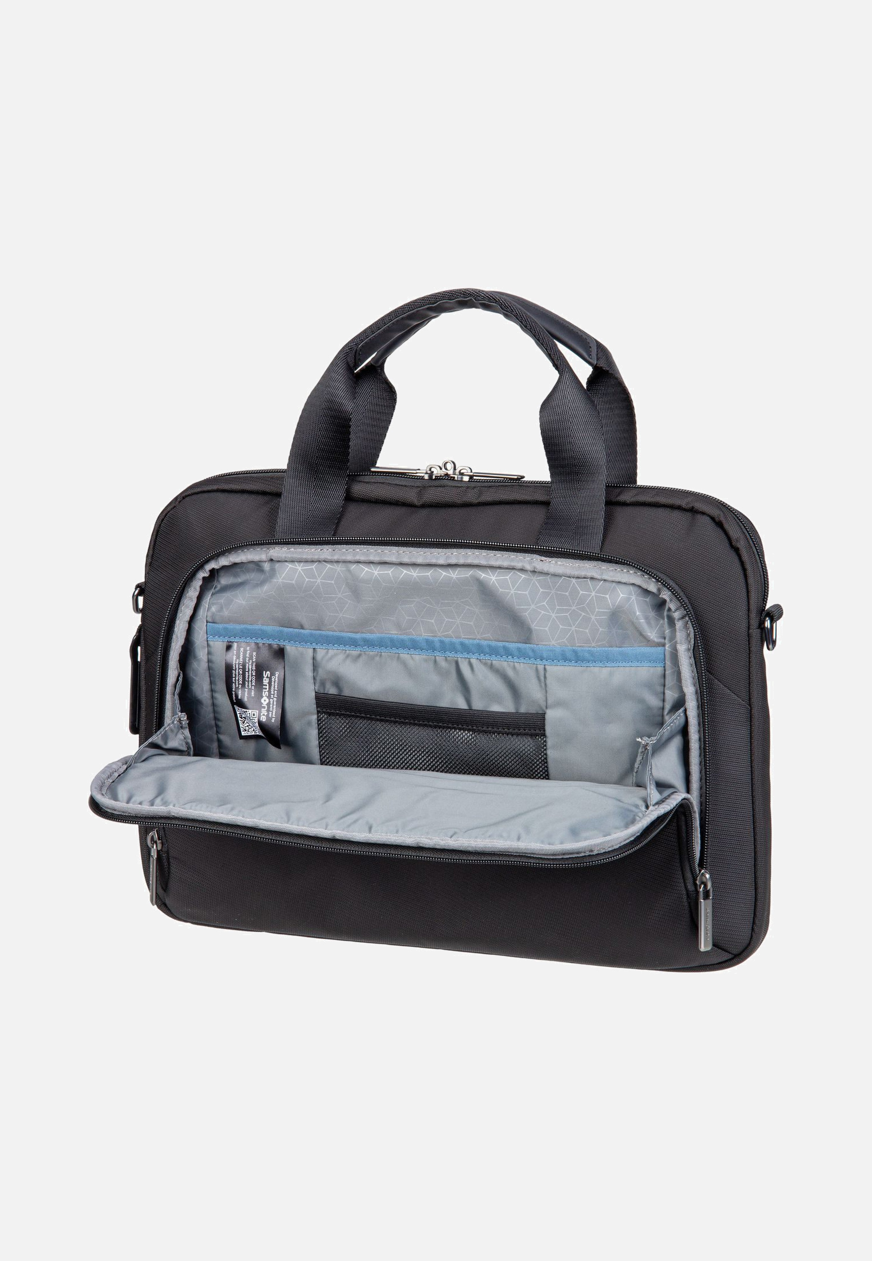 Samsonite Evosight Slim Bailhandle 15.6'' Black Aktentasche