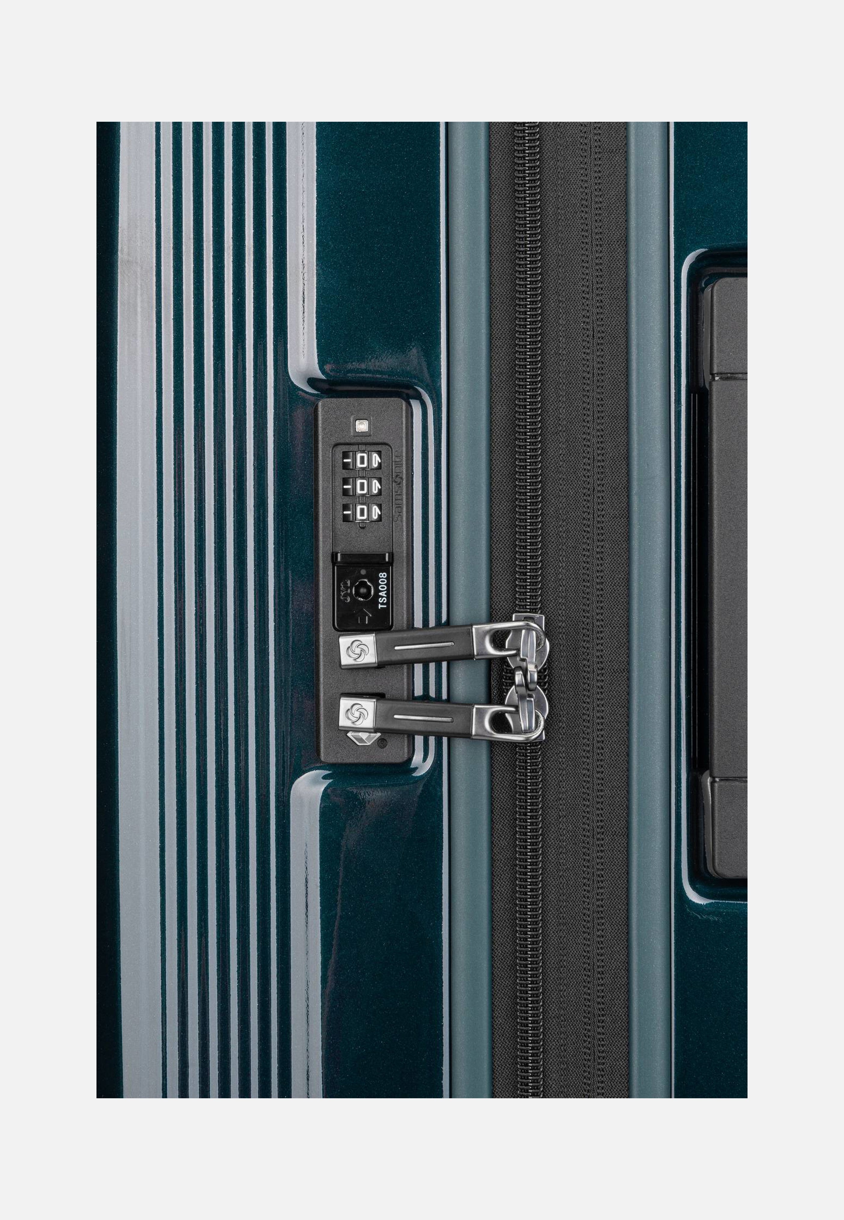 Samsonite Nuon Spinner 75 EXP Metallic Dark Blue Koffer