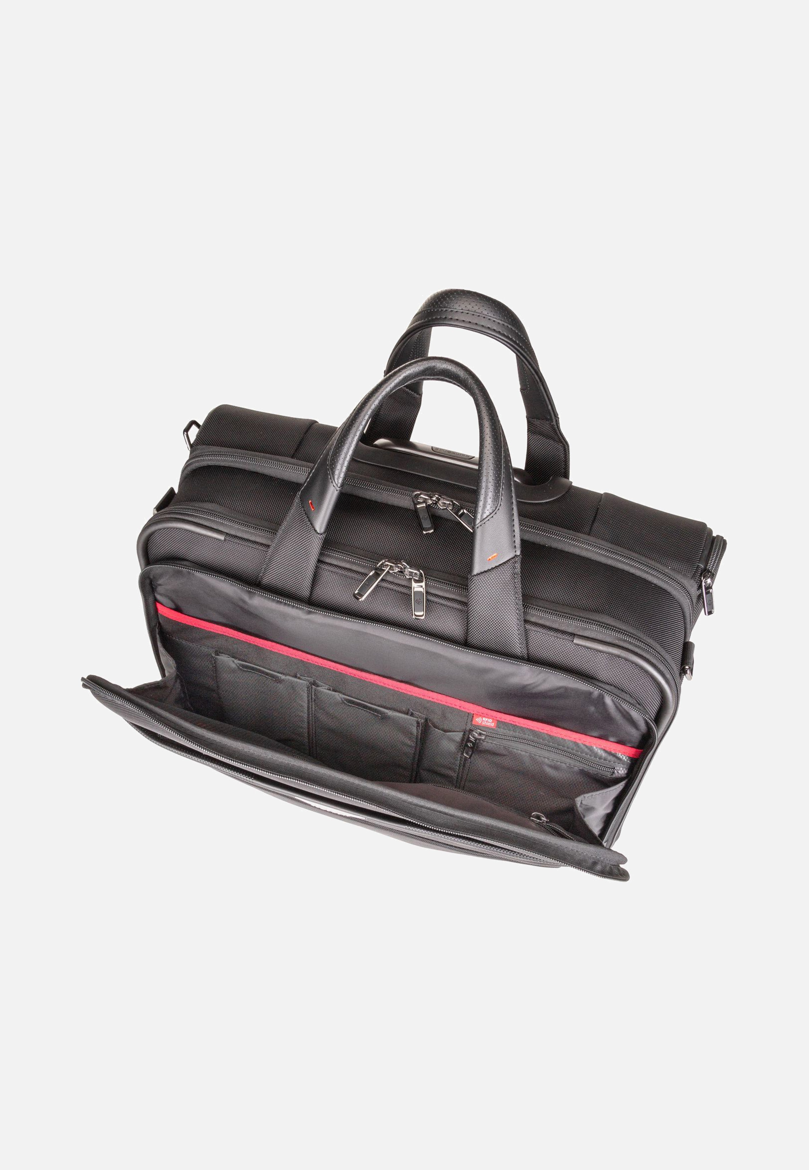 Samsonite - Pro-DLX 6 Rolling Tote 15.6'' Black - Pilot Case | Neutral-Image