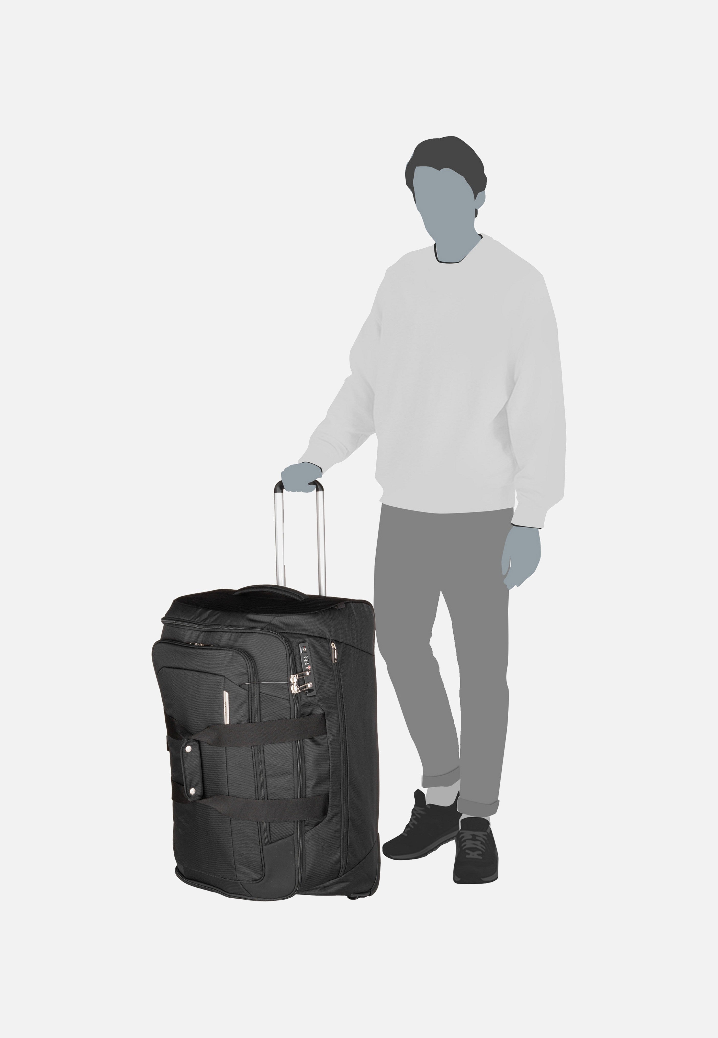 Samsonite - Respark Duffle/WH 74 Ozone Black - Travel Bag | Neutral-Image