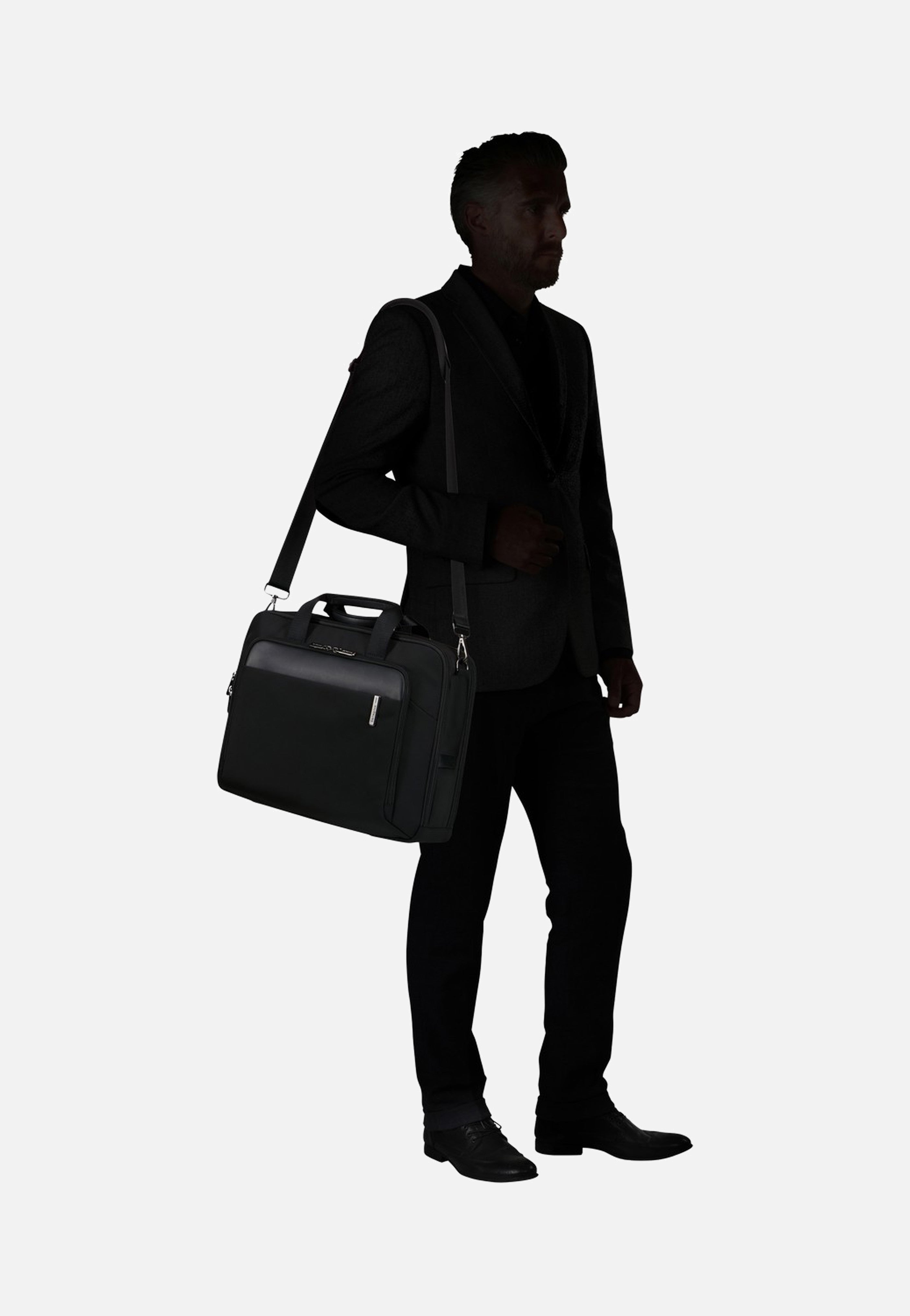 Samsonite Evosight Bailhandle 17.3" Black Briefcase